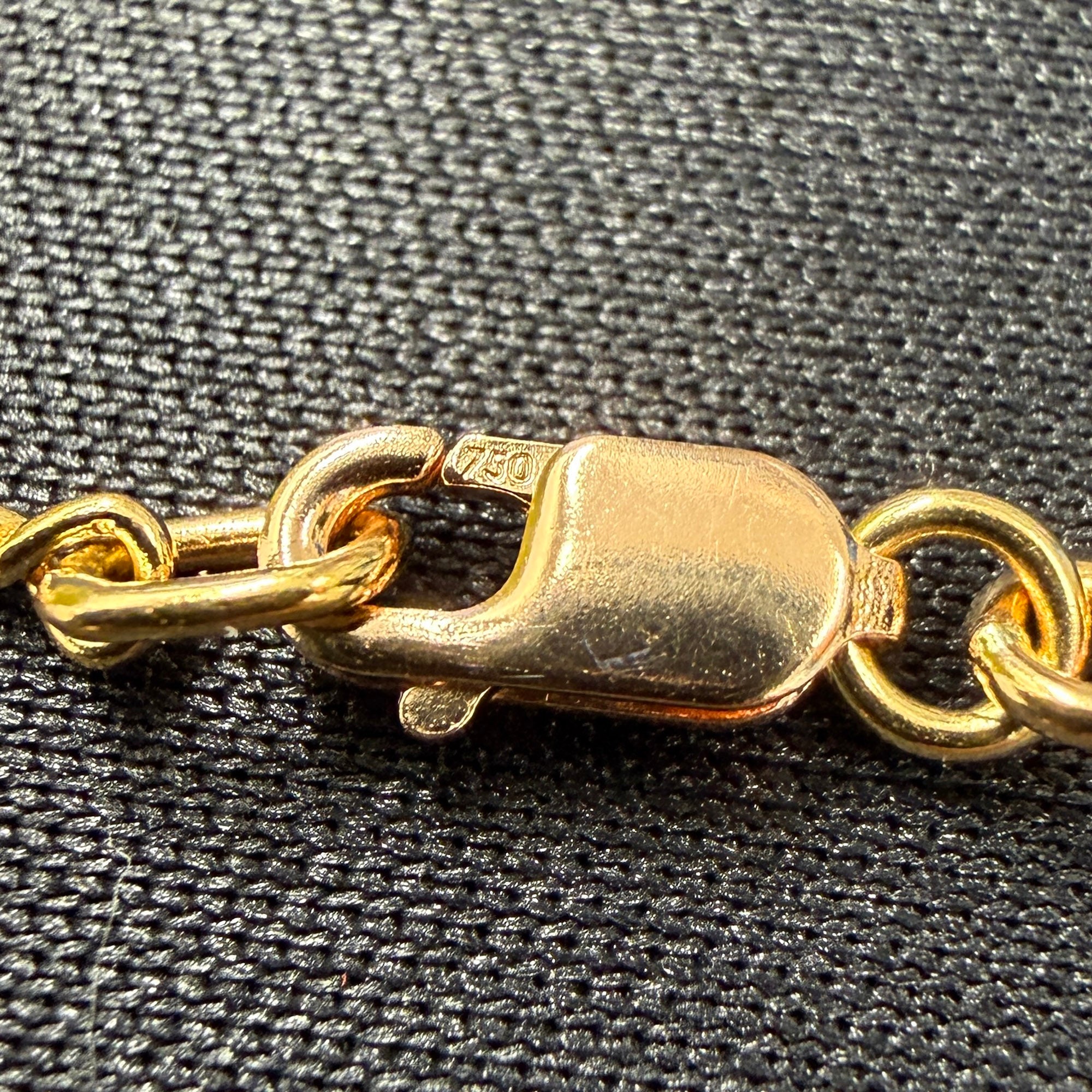 CHROME HEARTS 22K Twist Chain Necklace Size 18 Inch クロムハーツ 22K ツイストチェーン ネックレス サイズ 18インチ