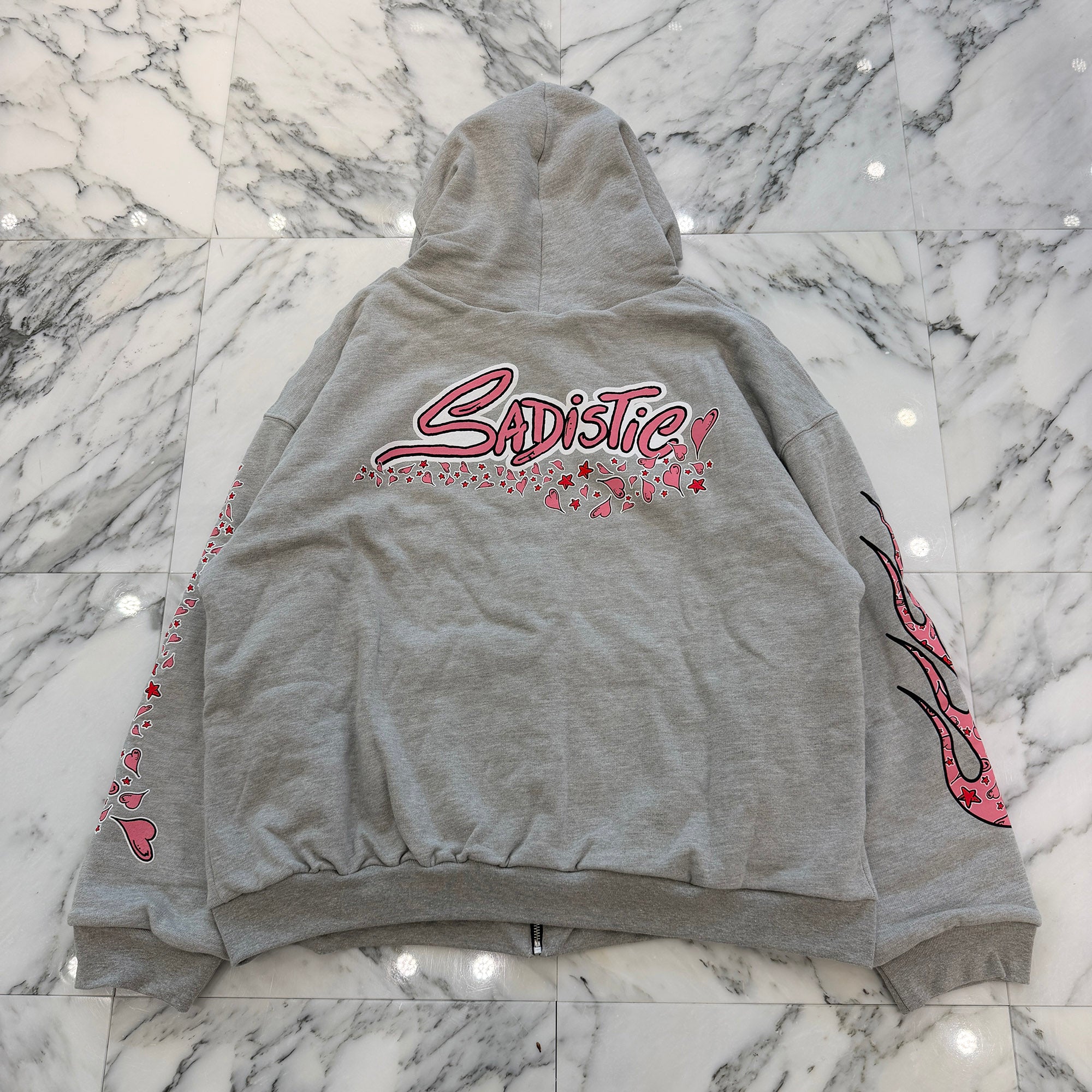 MATTY BOY ANTI PROMO "Sadistic" Thermal Zip Up Hoodie Size XXL マッティボーイ アンチプロモ "サディスティック" サーマル ジップアップフーディー サイズXXL