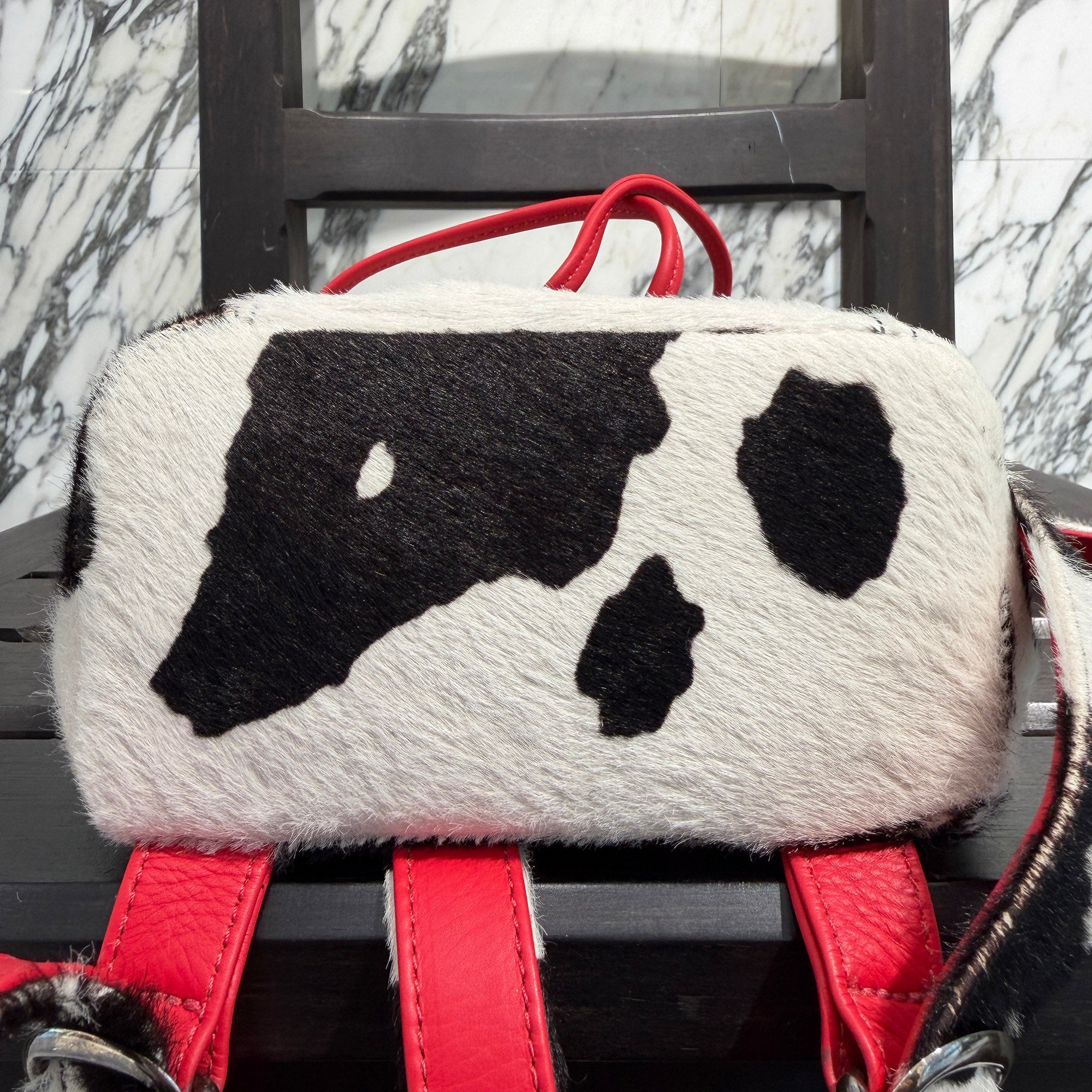 CHROME HEARTS IGGY MINI Harako Leather Back Pack クロムハーツ イギー ミニ ハラコレザーバックパック