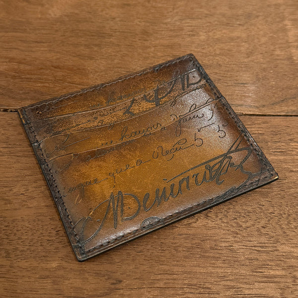 Berluti Imbuia Venezia Leather Card Case ベルルッティ ヴェネチアレザー カードケース