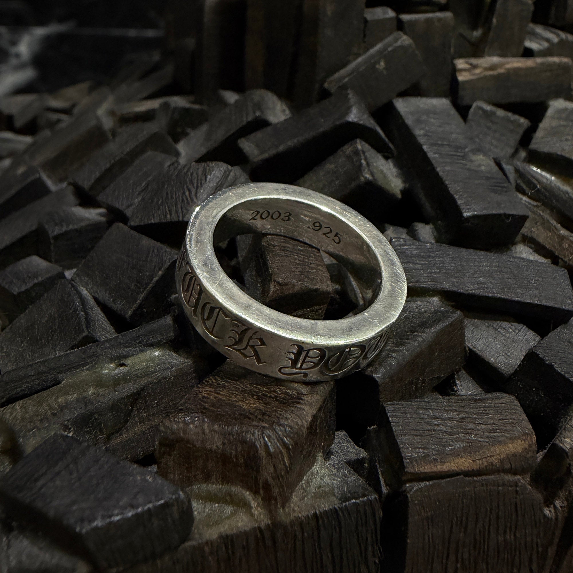 CHROME HEARTS "FUCK YOU" 6mm Spacer Ring Size 14号 クロムハーツ "ファックユー" 6mm スペーサーリング サイズ14号