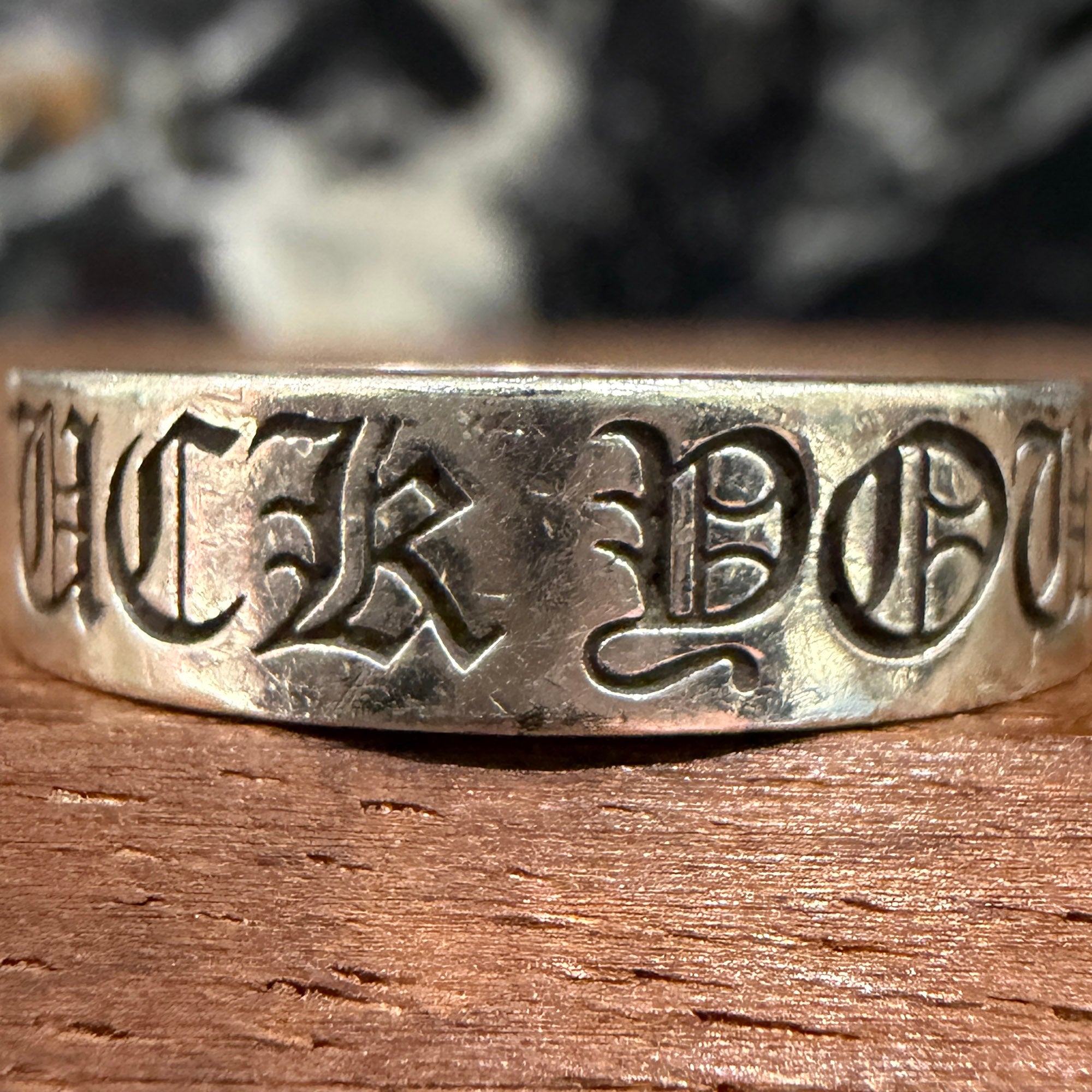 CHROME HEARTS "FUCK YOU" 6mm Spacer Ring Size 14号 クロムハーツ "ファックユー" 6mm スペーサーリング サイズ14号