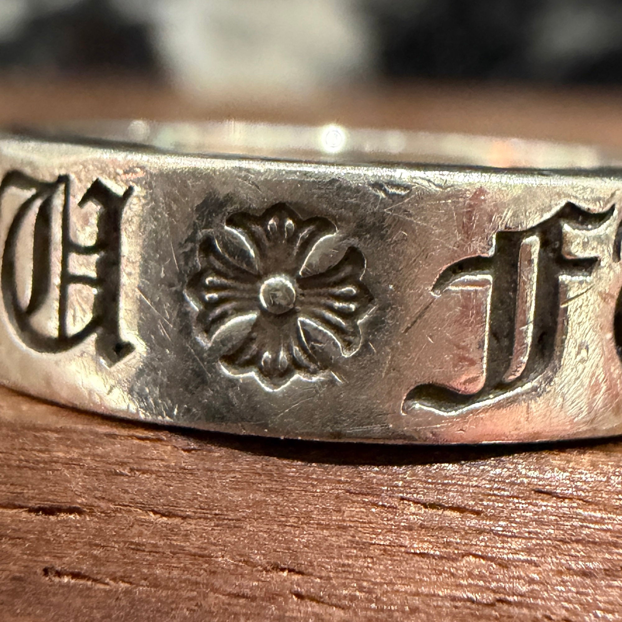 CHROME HEARTS "FUCK YOU" 6mm Spacer Ring Size 14号 クロムハーツ "ファックユー" 6mm スペーサーリング サイズ14号