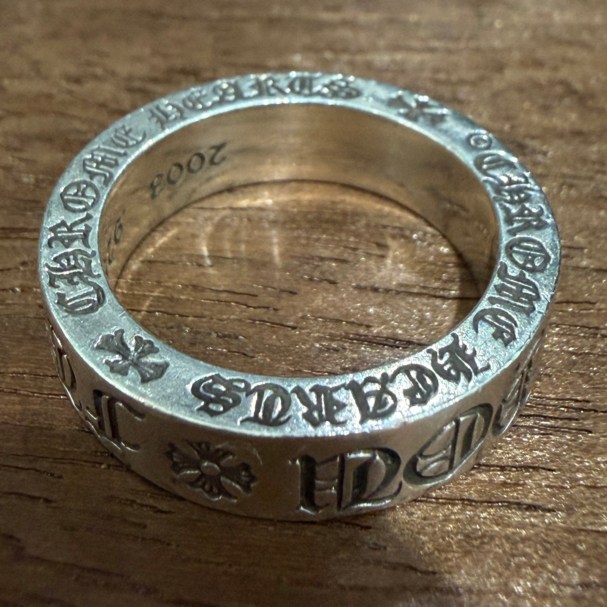 CHROME HEARTS "FUCK YOU" 6mm Spacer Ring Size 14号 クロムハーツ "ファックユー" 6mm スペーサーリング サイズ14号
