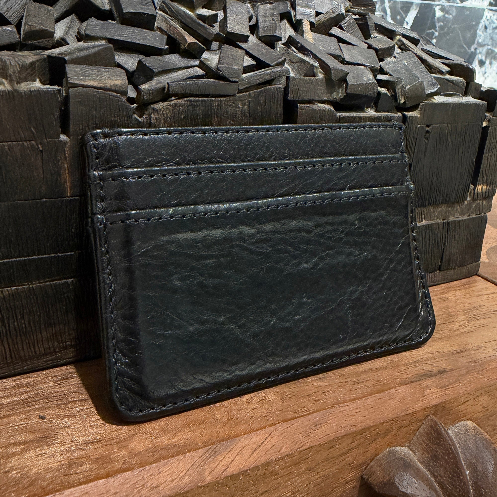 CHROME HEARTS Scroll Double Side Leather Card Case クロムハーツ スクロール ダブルサイド レザーカードケース
