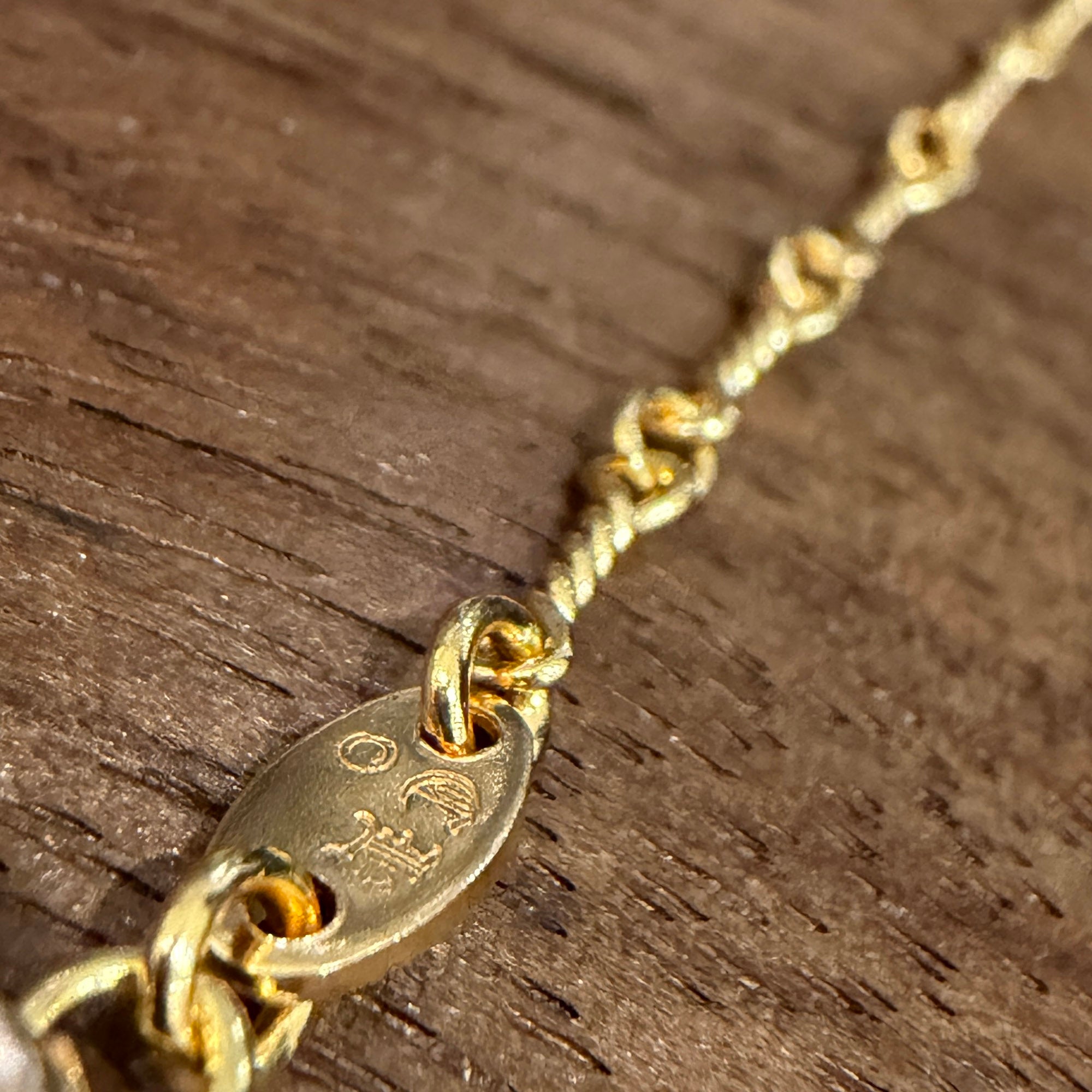 CHROME HEARTS 22K Twist Chain Necklace Size 20 Inch クロムハーツ 22K ツイストチェーン ネックレス サイズ 20インチ