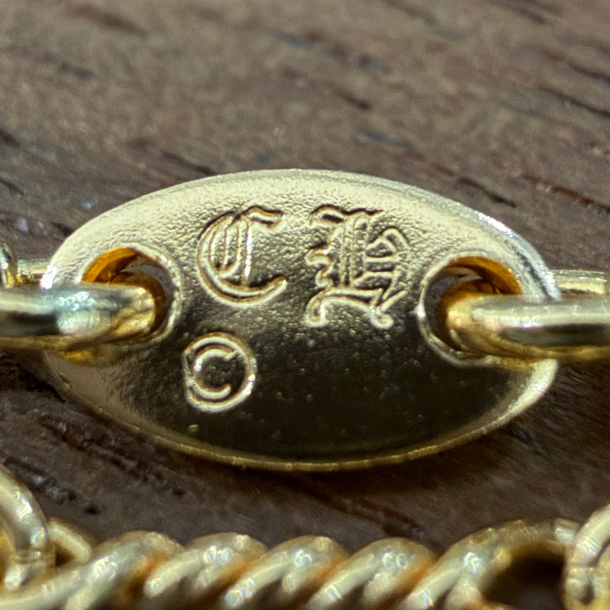CHROME HEARTS 22K Twist Chain Necklace Size 20 Inch クロムハーツ 22K ツイストチェーン ネックレス サイズ 20インチ