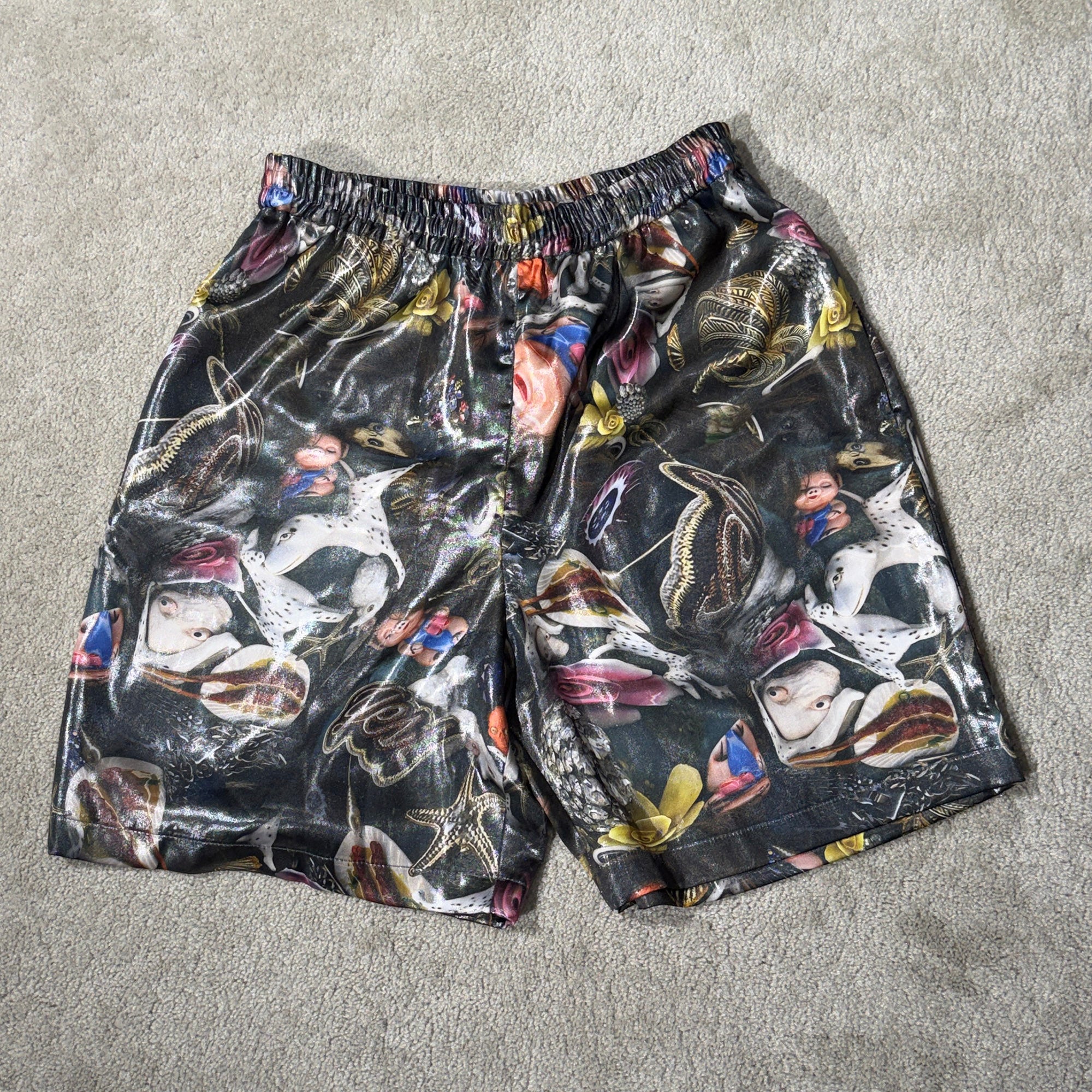 Acne Studios × Per B. Sundberg 2024SS Sandrok Fluid Foiled Set Up BB0555-BDZ Size 48/48 アクネストゥディオズ×ペール スンドベルグ サンドロック フルイド フォイル セットアップ サイズ48/48