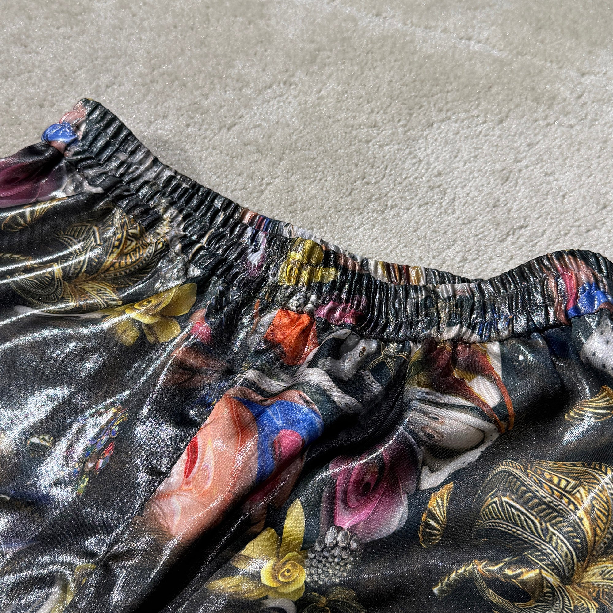Acne Studios × Per B. Sundberg 2024SS Sandrok Fluid Foiled Set Up BB0555-BDZ Size 48/48 アクネストゥディオズ×ペール スンドベルグ サンドロック フルイド フォイル セットアップ サイズ48/48