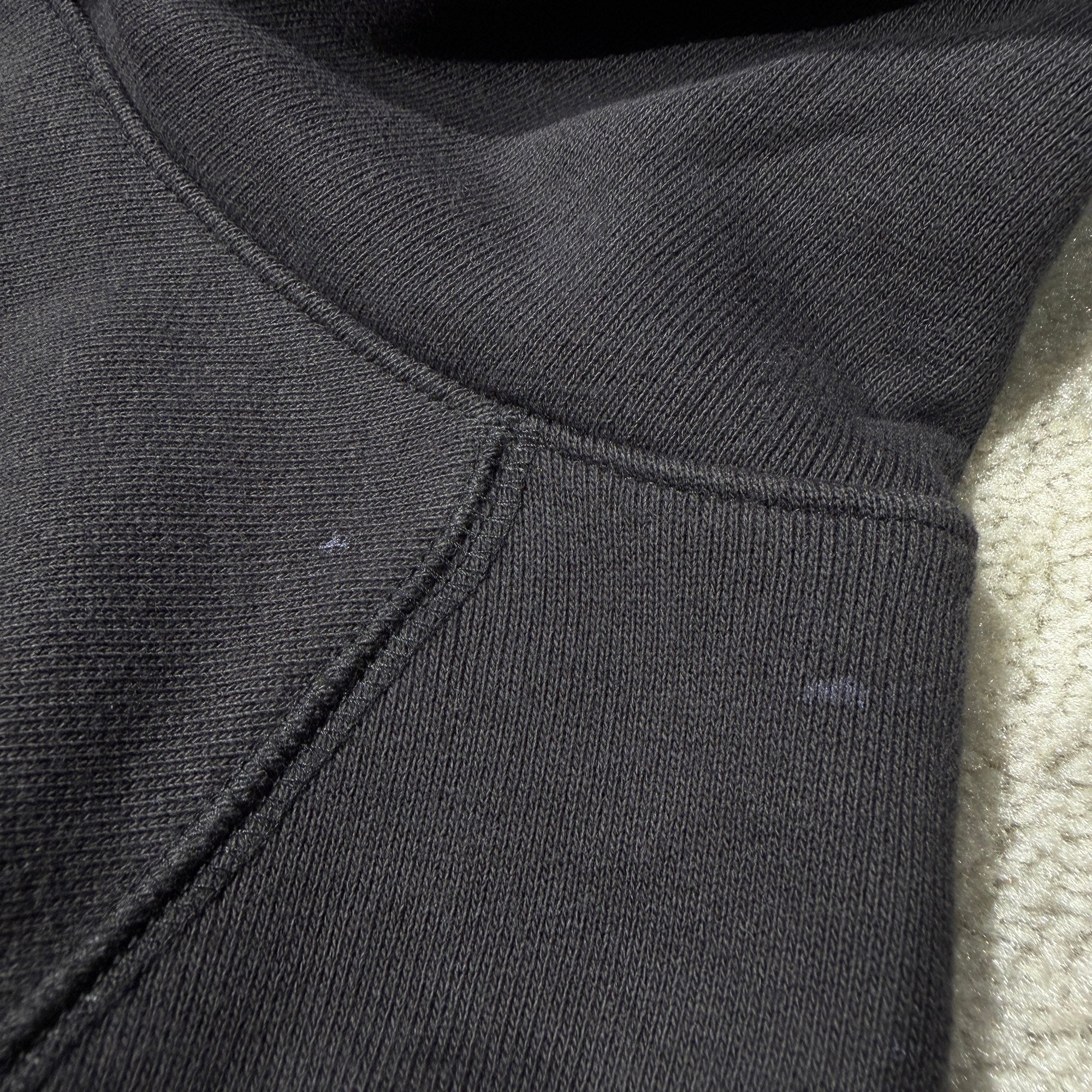 CHROME HEARTS Y NOT Cemetery Cross Leather Patch Pullover Hoodie Size XL クロムハーツ ワイノット セメタリークロス レザーパッチ プルオーバーフーディ サイズXL