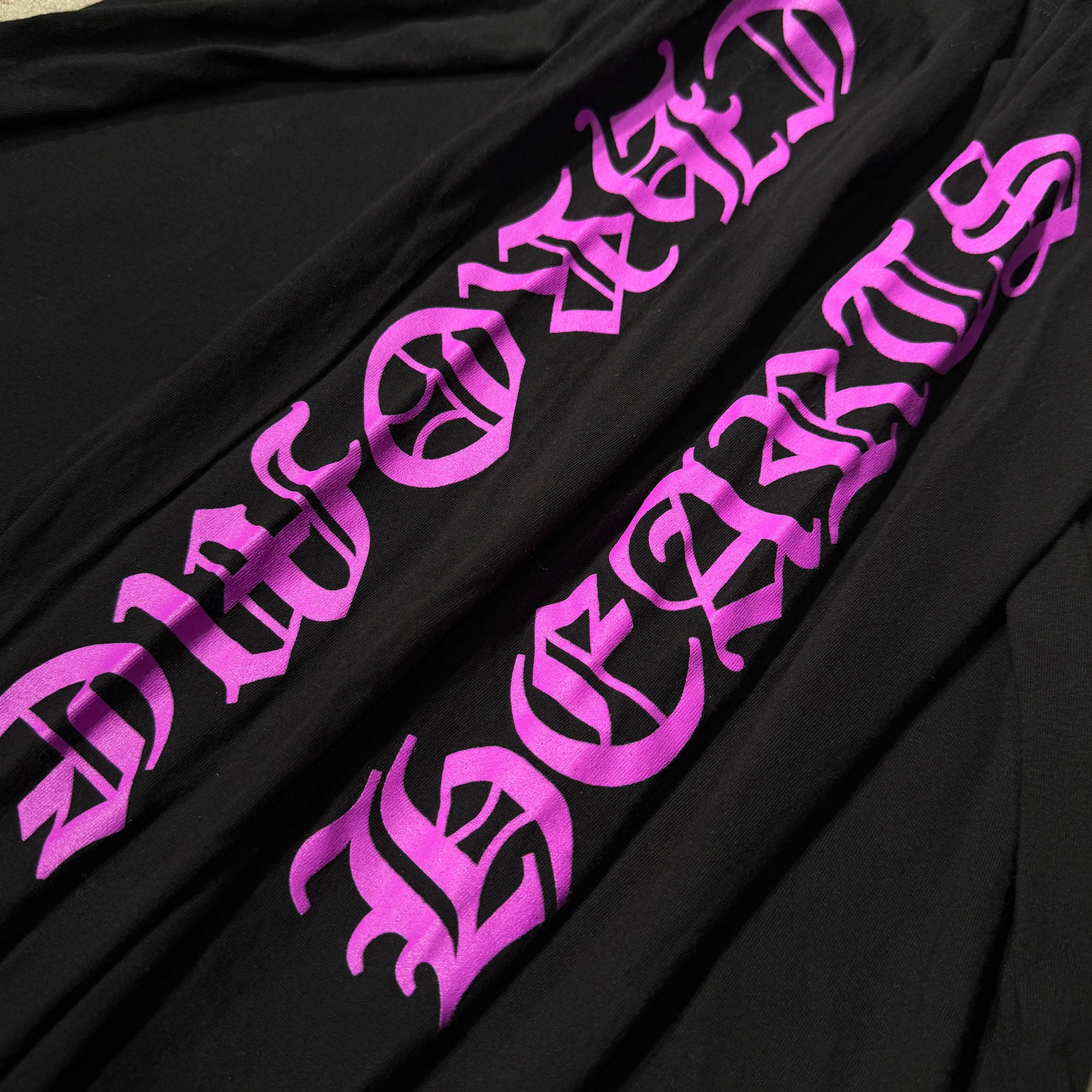 CHROME HEARTS Old English Neck Logo Long Sleeve Tee Size L クロムハーツ オールドイングリッシュ ネックロゴ ロングスリーブTシャツ サイズL