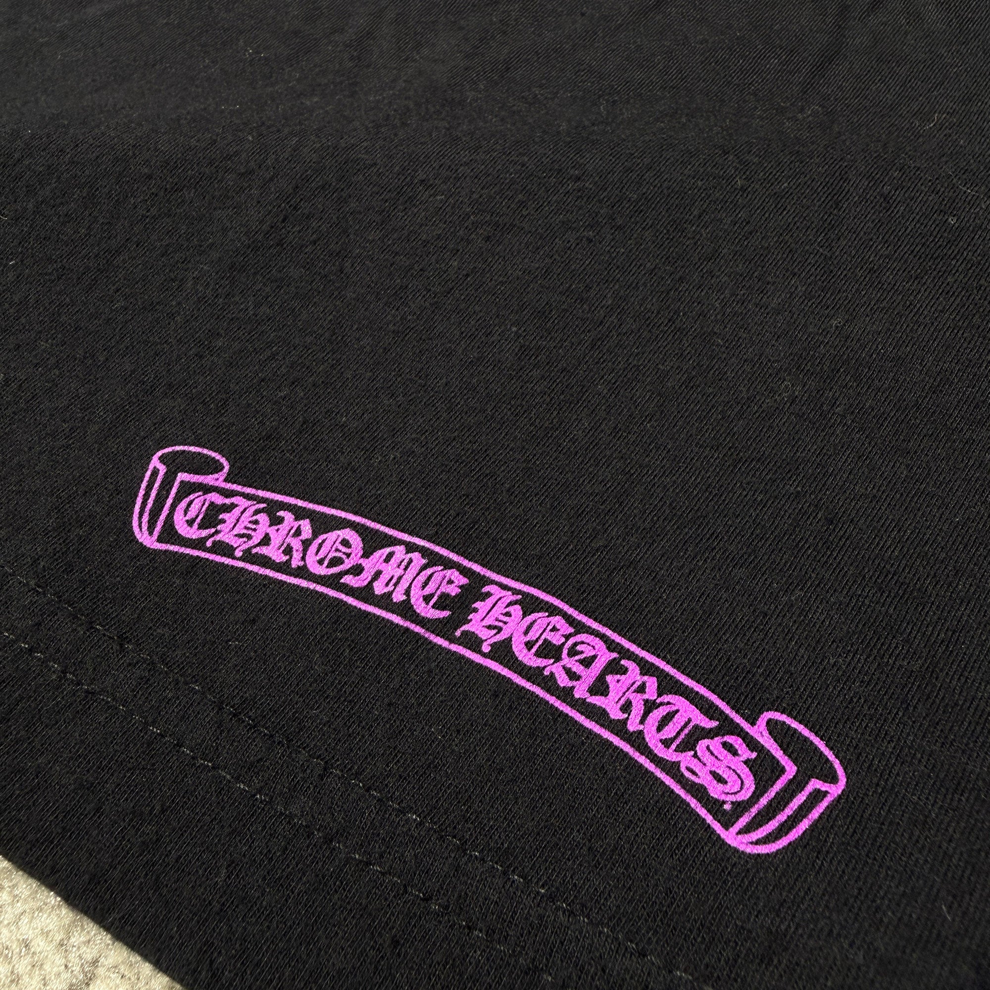 CHROME HEARTS Old English Neck Logo Long Sleeve Tee Size L クロムハーツ オールドイングリッシュ ネックロゴ ロングスリーブTシャツ サイズL