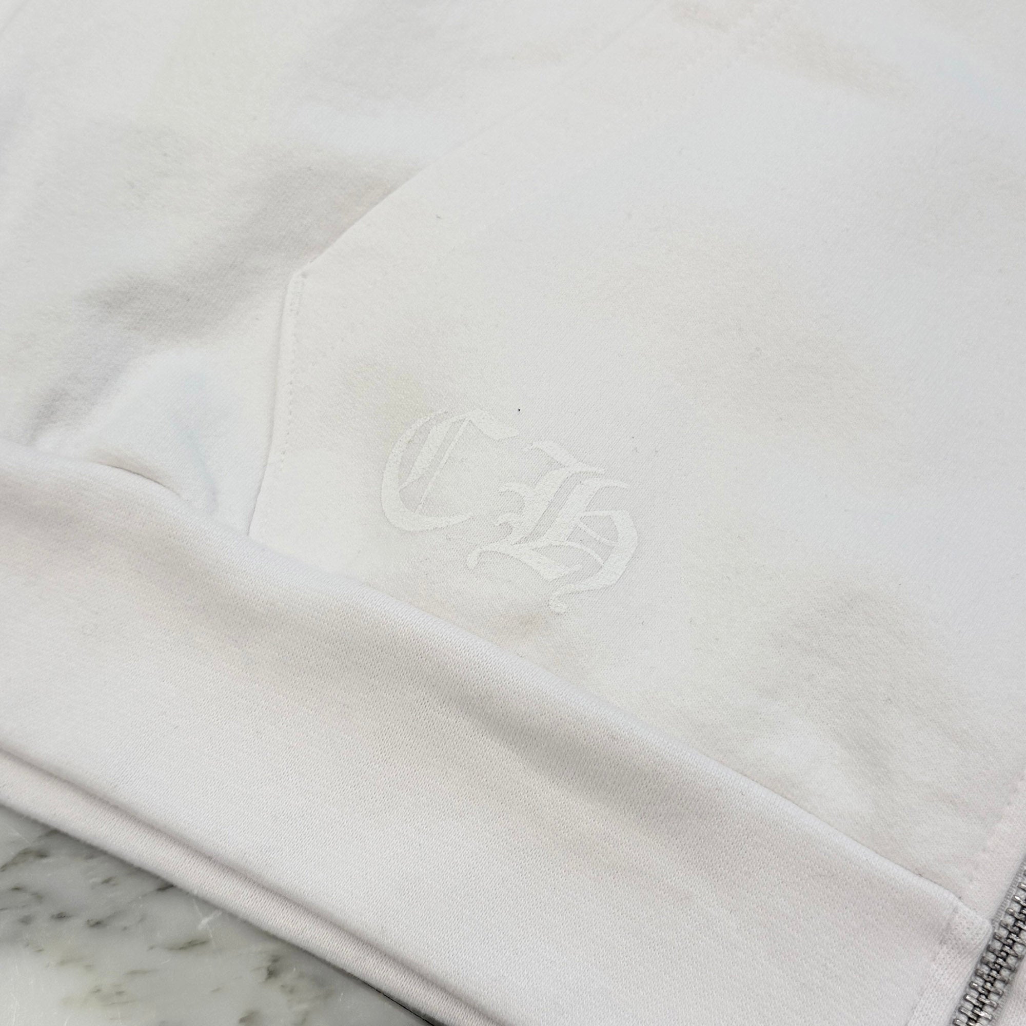 CHROME HEARTS Back Scroll Label Logo Zip Up Hoodie Size M クロムハーツ バックスクロールラベルロゴジップアップフーディ サイズM