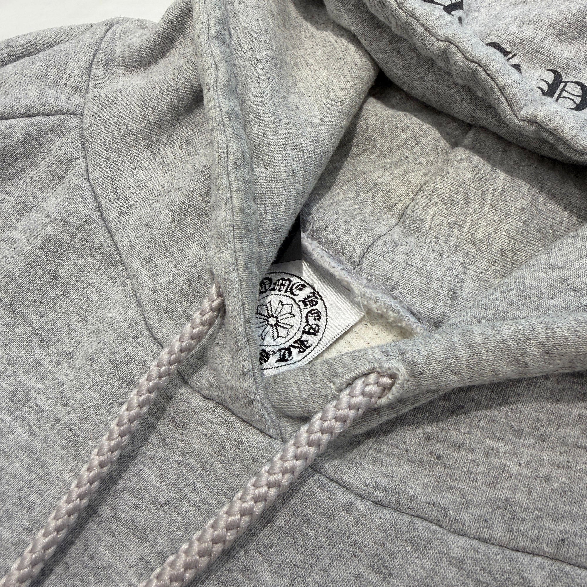 CHROME HEARTS Back Horseshoe Arm Logo Thermal Pullover Hoodie Size M クロムハーツ バックホースシュー アームロゴ サーマルプルオーバーフーディ サイズM