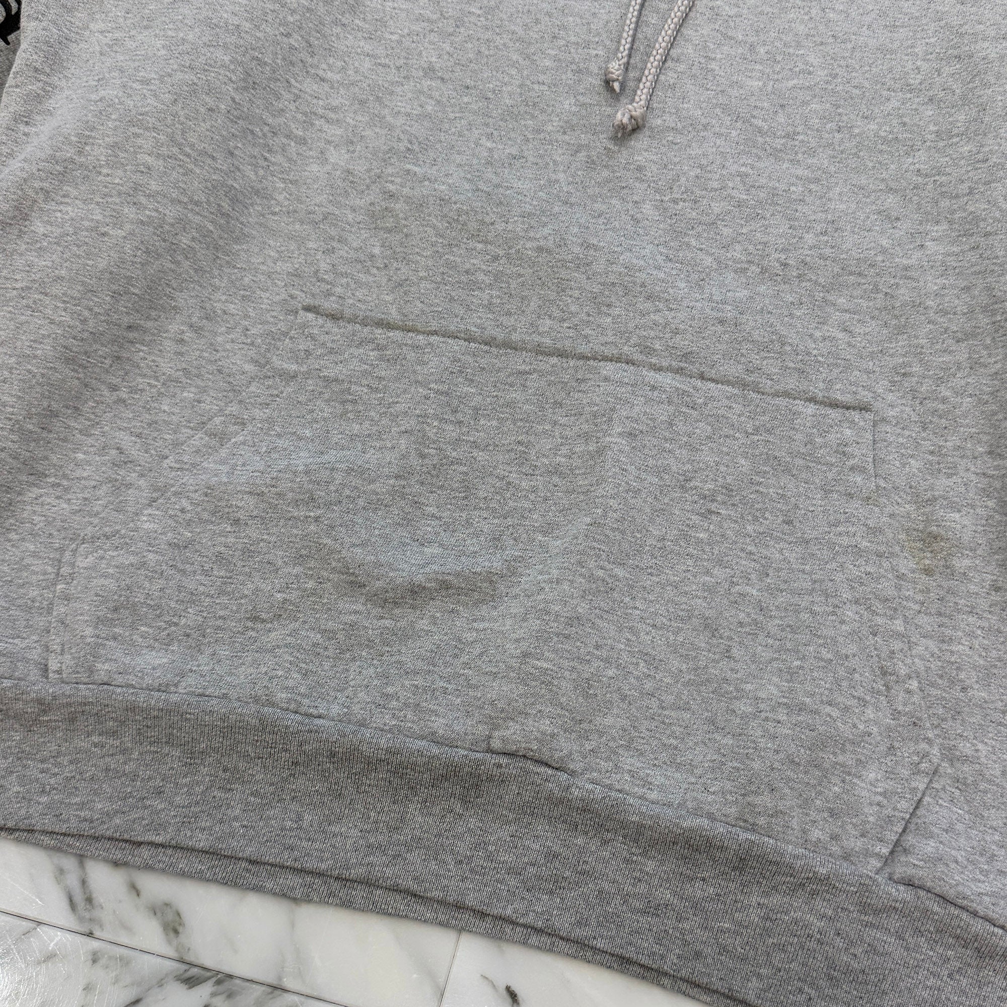 CHROME HEARTS Back Horseshoe Arm Logo Thermal Pullover Hoodie Size M クロムハーツ バックホースシュー アームロゴ サーマルプルオーバーフーディ サイズM
