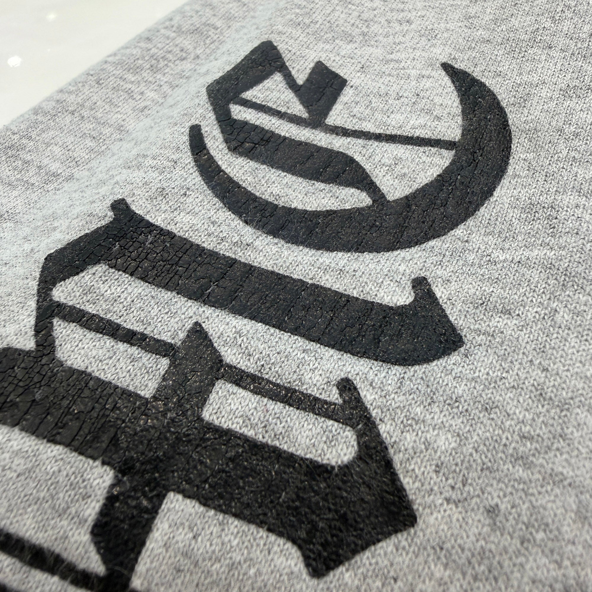 CHROME HEARTS Back Horseshoe Arm Logo Thermal Pullover Hoodie Size M クロムハーツ バックホースシュー アームロゴ サーマルプルオーバーフーディ サイズM