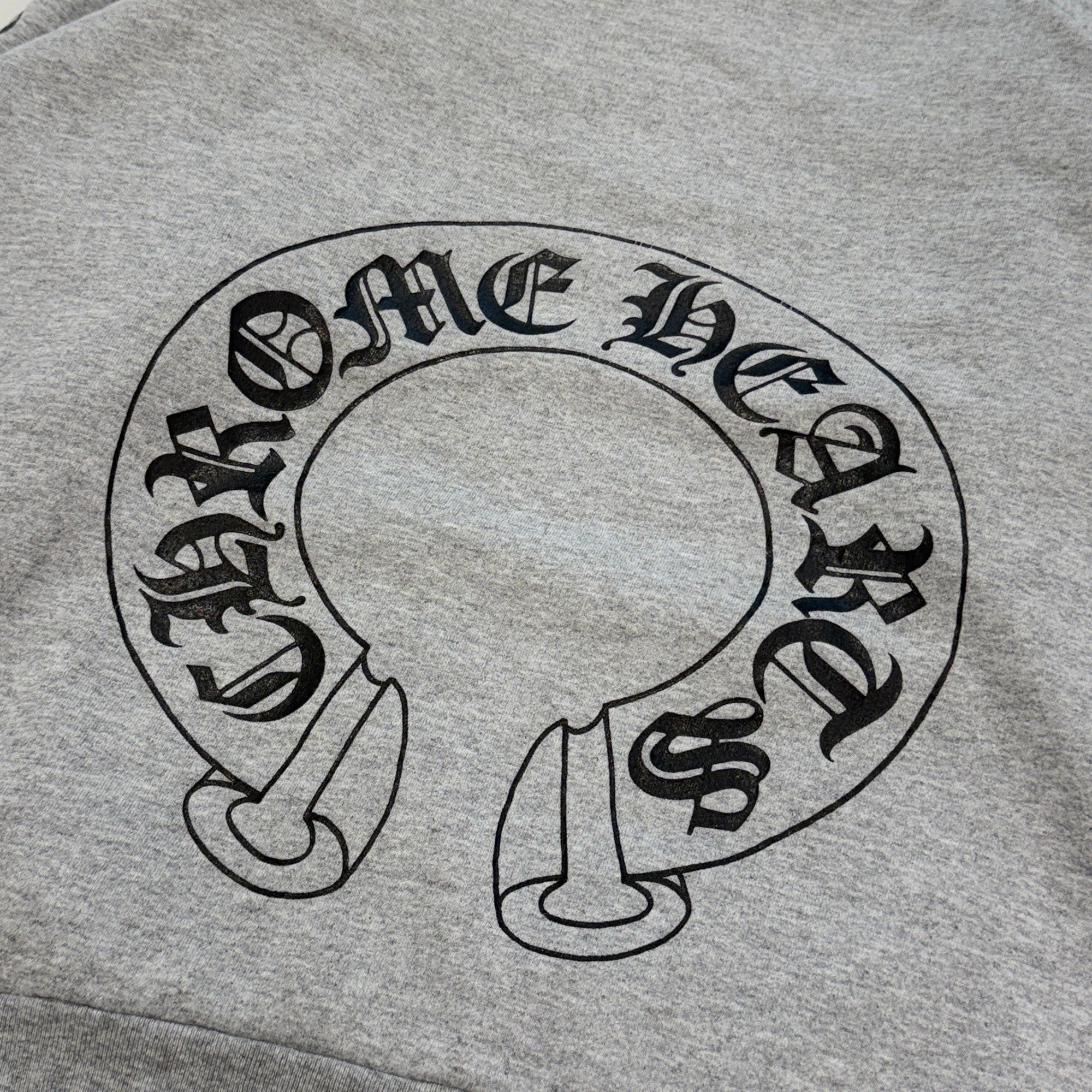 CHROME HEARTS Back Horseshoe Arm Logo Thermal Pullover Hoodie Size M クロムハーツ バックホースシュー アームロゴ サーマルプルオーバーフーディ サイズM