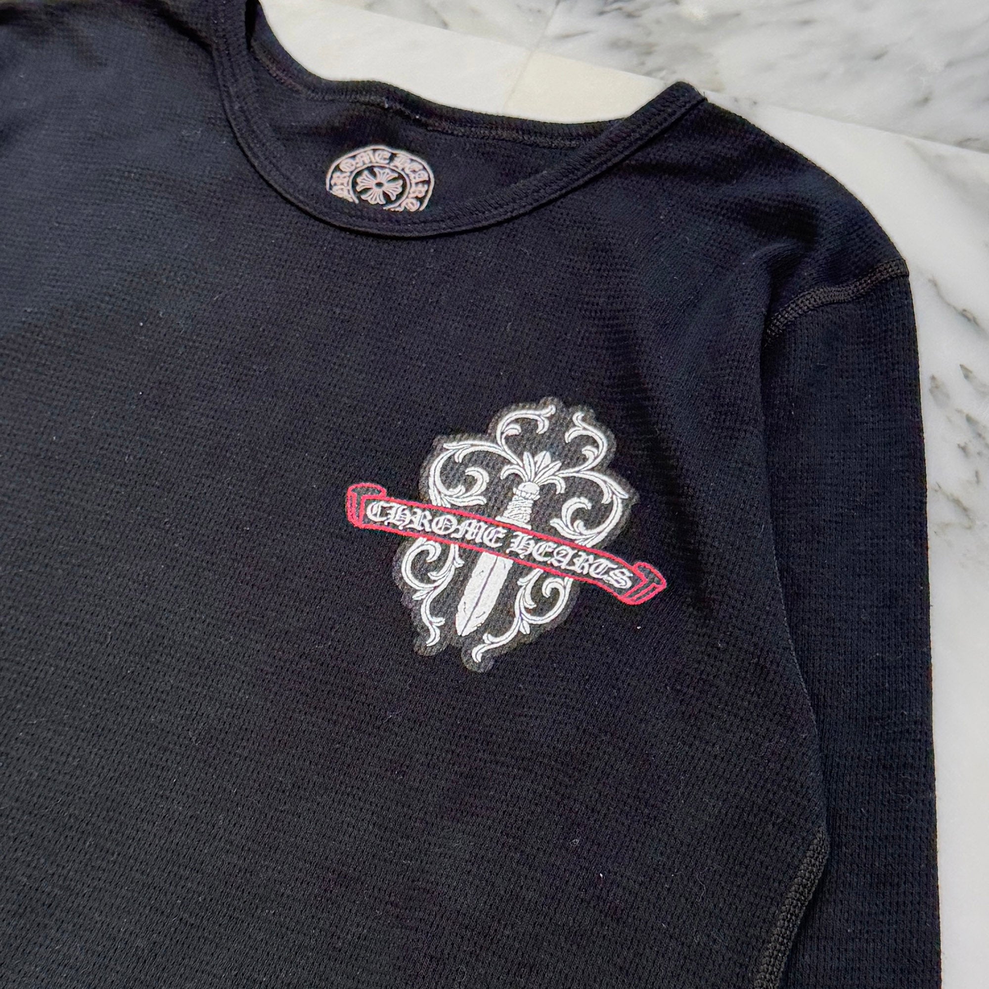 CHROME HEARTS Camouflage Vine Dagger Thermel Long Sleeve Tee Size S クロムハーツ カモフラージュ ヴァインダガーサーマル ロング スリーブ Tシャツ サイズS
