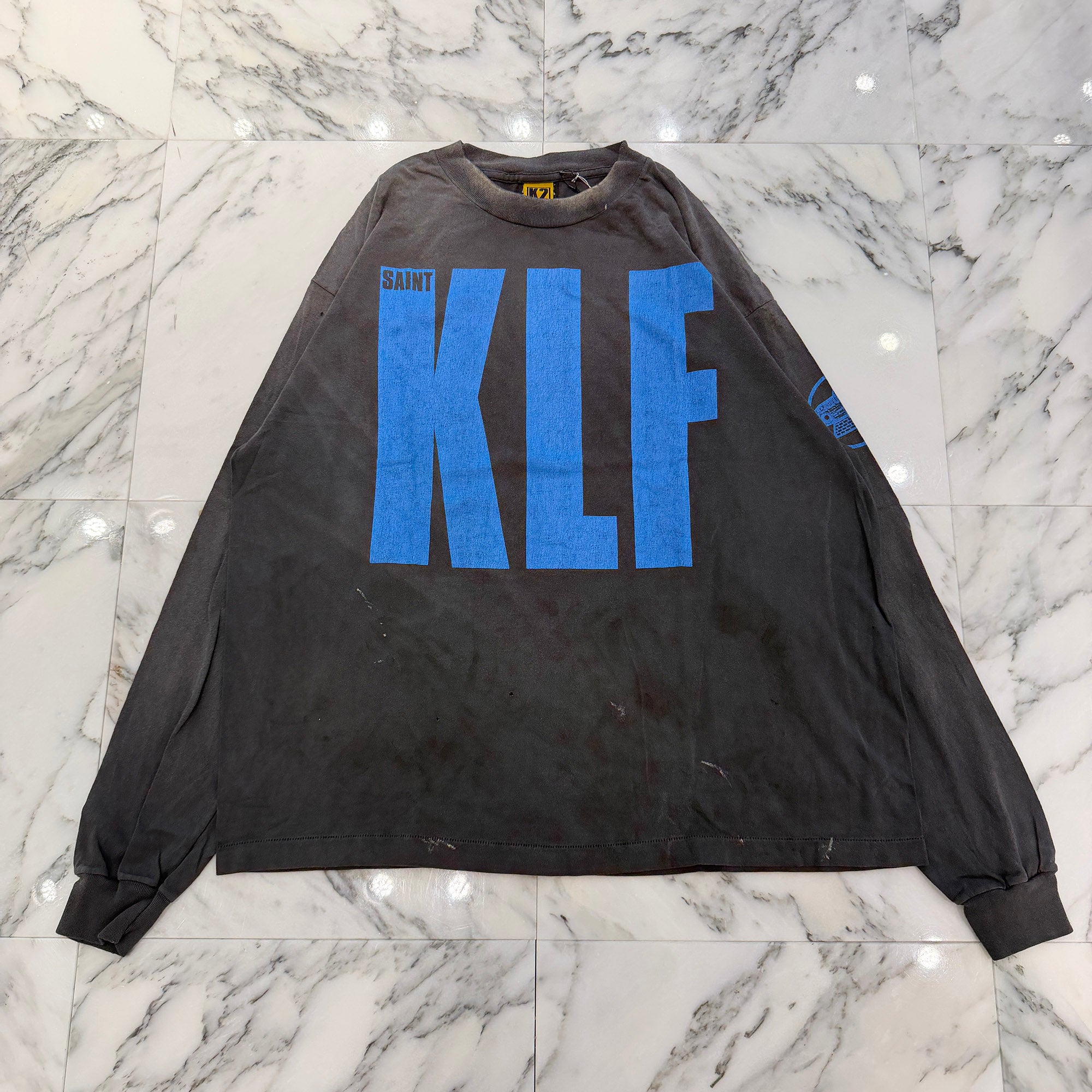 SAINT Mxxxxxx × The KLF 2025AW "SAINT KLF" L/S Tee SM-HR1-0000-C04 Size XL セントマイケル×ザ ケーエルエフ "セイントケーエルエフ" ロングスリーブTシャツ サイズXL