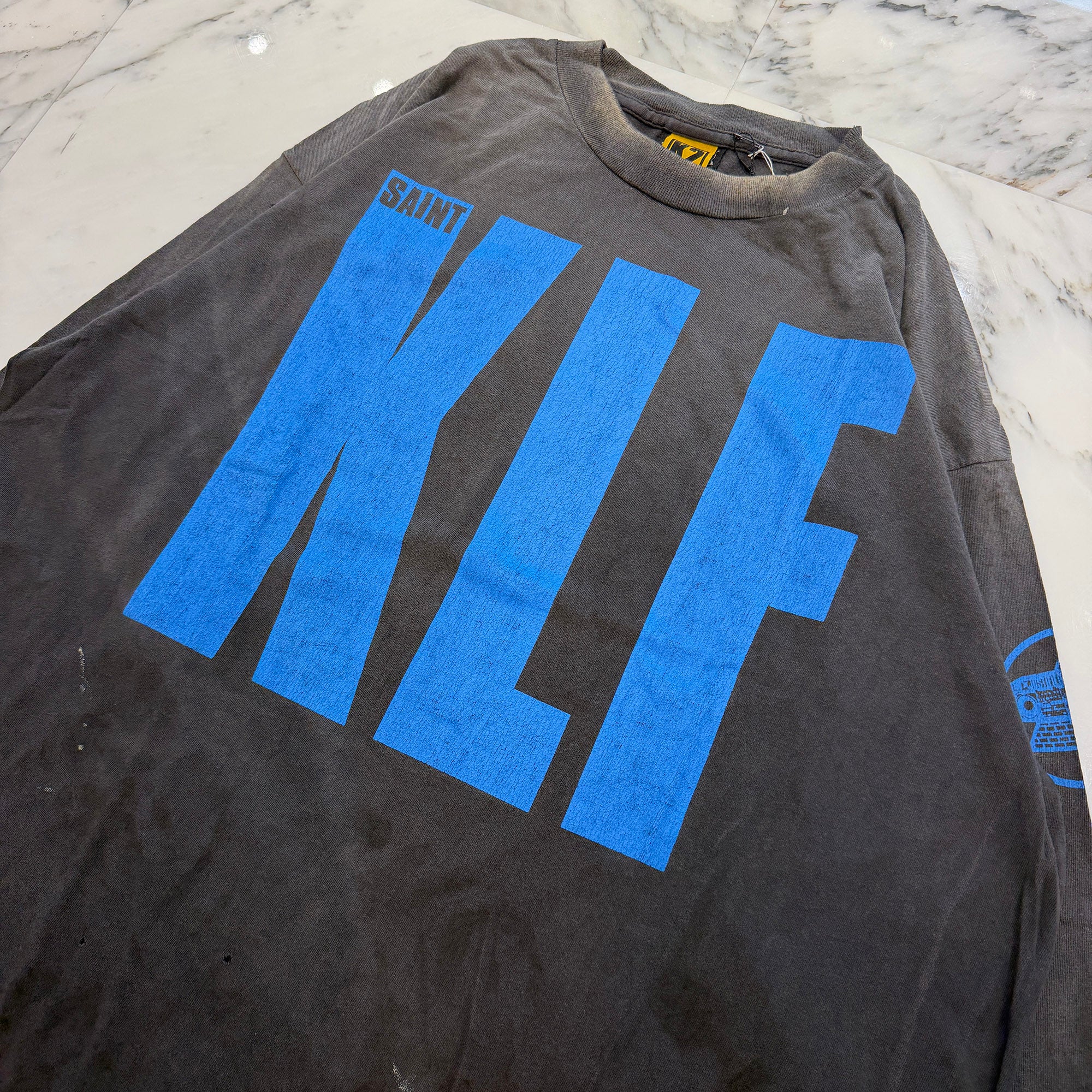 SAINT Mxxxxxx × The KLF 2025AW "SAINT KLF" L/S Tee SM-HR1-0000-C04 Size XL セントマイケル×ザ ケーエルエフ "セイントケーエルエフ" ロングスリーブTシャツ サイズXL