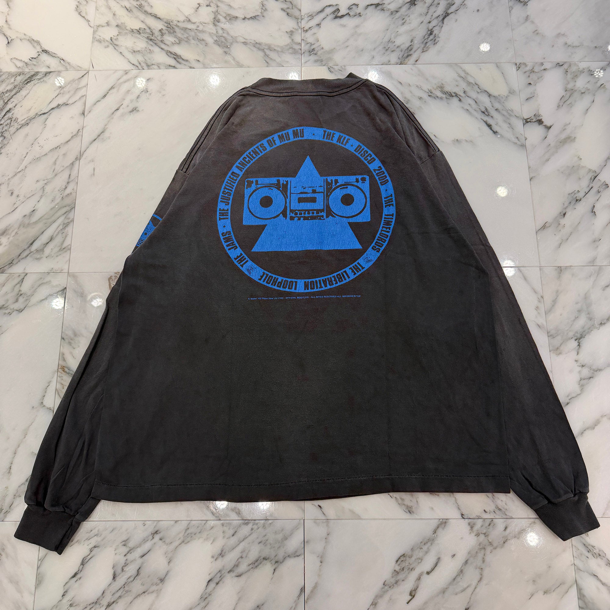 SAINT Mxxxxxx × The KLF 2025AW "SAINT KLF" L/S Tee SM-HR1-0000-C04 Size XL セントマイケル×ザ ケーエルエフ "セイントケーエルエフ" ロングスリーブTシャツ サイズXL