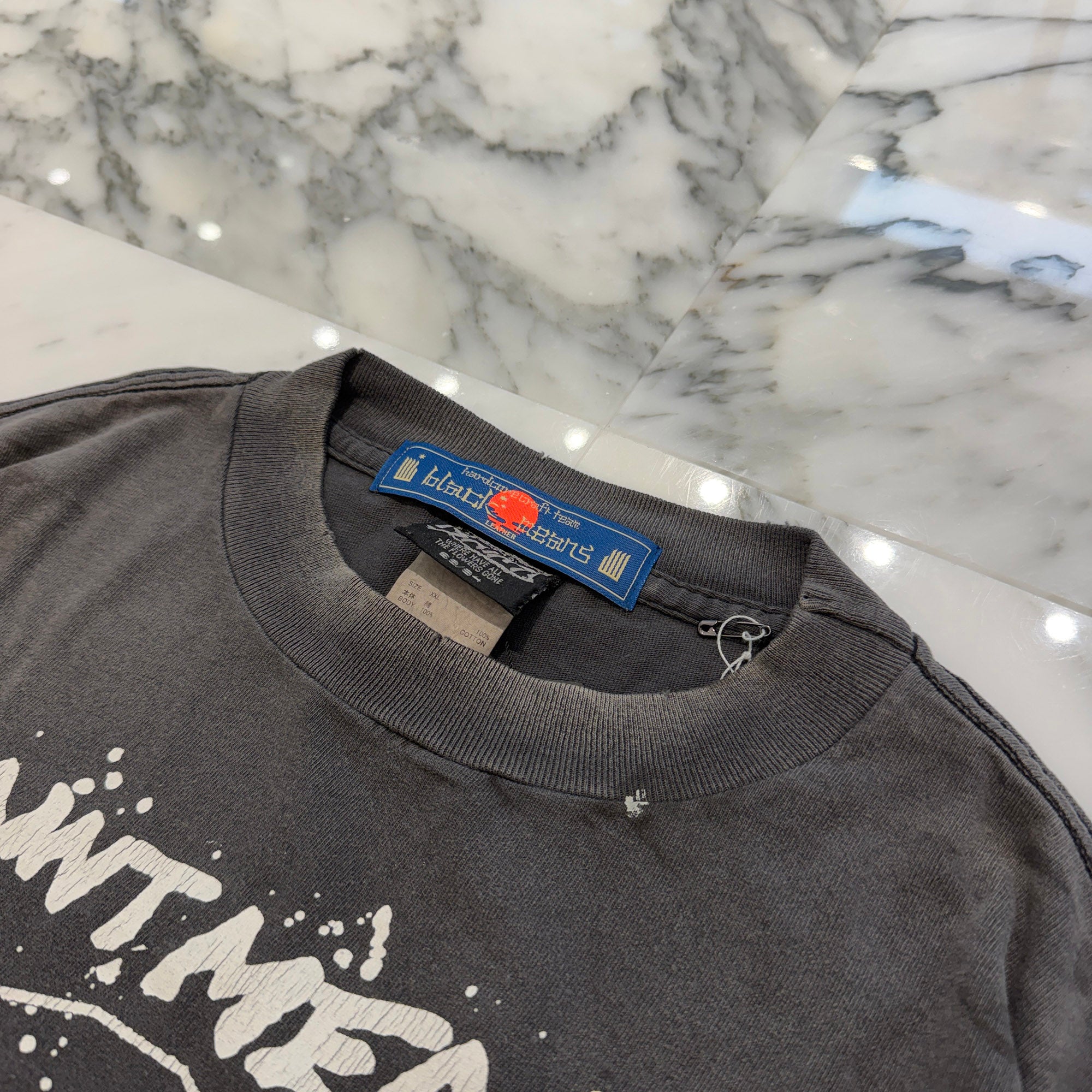 SAINT Mxxxxxx × BLACKMEANS 2026AW "SAINT MEANS" S/S Tee SM-MK1-0000-C50 Size XXL セントマイケル×ブラックミーンズ "セイントミーンズ" Tシャツ サイズXXL