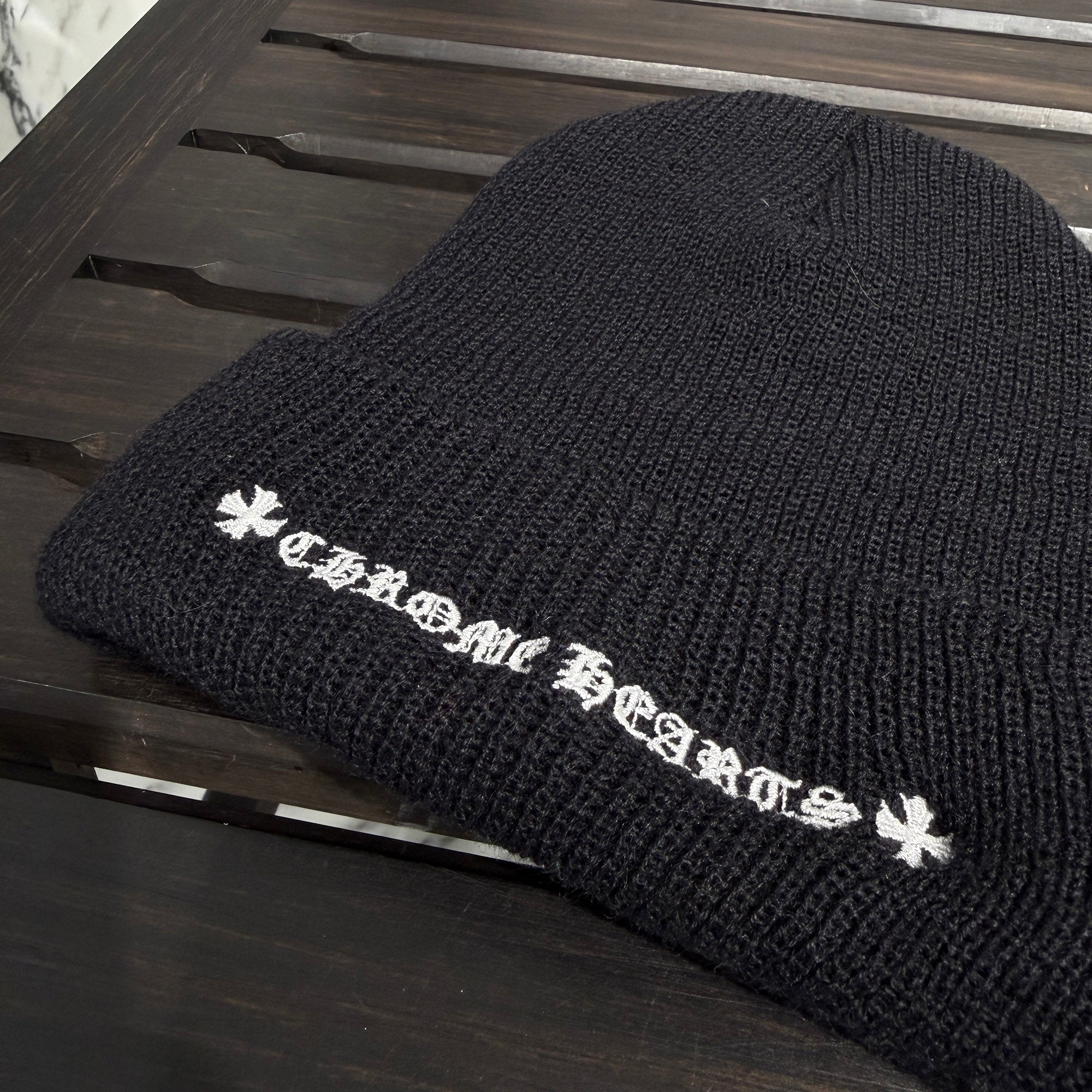 CHROME HEARTS CH Plus WOOL WATCH CAP Size ONE SIZE (23cm) クロムハーツ CHプラス ウール ウォッチキャップ ビーニー サイズONE SIZE (23cm)