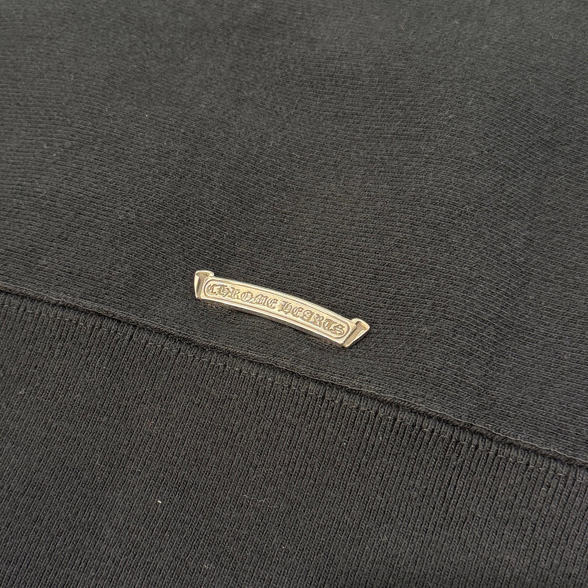 CHROME HEARTS Y NOT KING FISH Vine Dagger Logo Embroidery Crew Neck Sweat Tee Size XL クロムハーツ ワイノット キングフィッシュ ヴァインダガー ロゴ刺繍 クルーネック スウェットTシャツ サイズXL