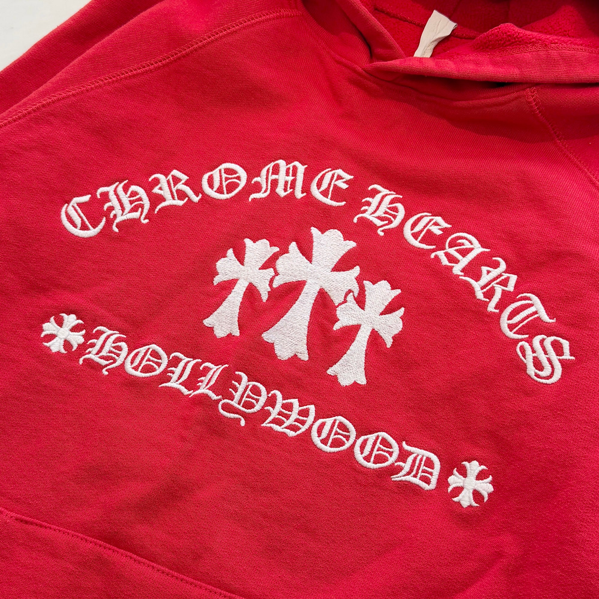 CHROME HEARTS King Taco 3 Cemetery Cross Embroidery Pullover Hoodie Size L クロムハーツ キングタコ 3セメタリークロス刺繍 プルオーバーフーディ サイズL