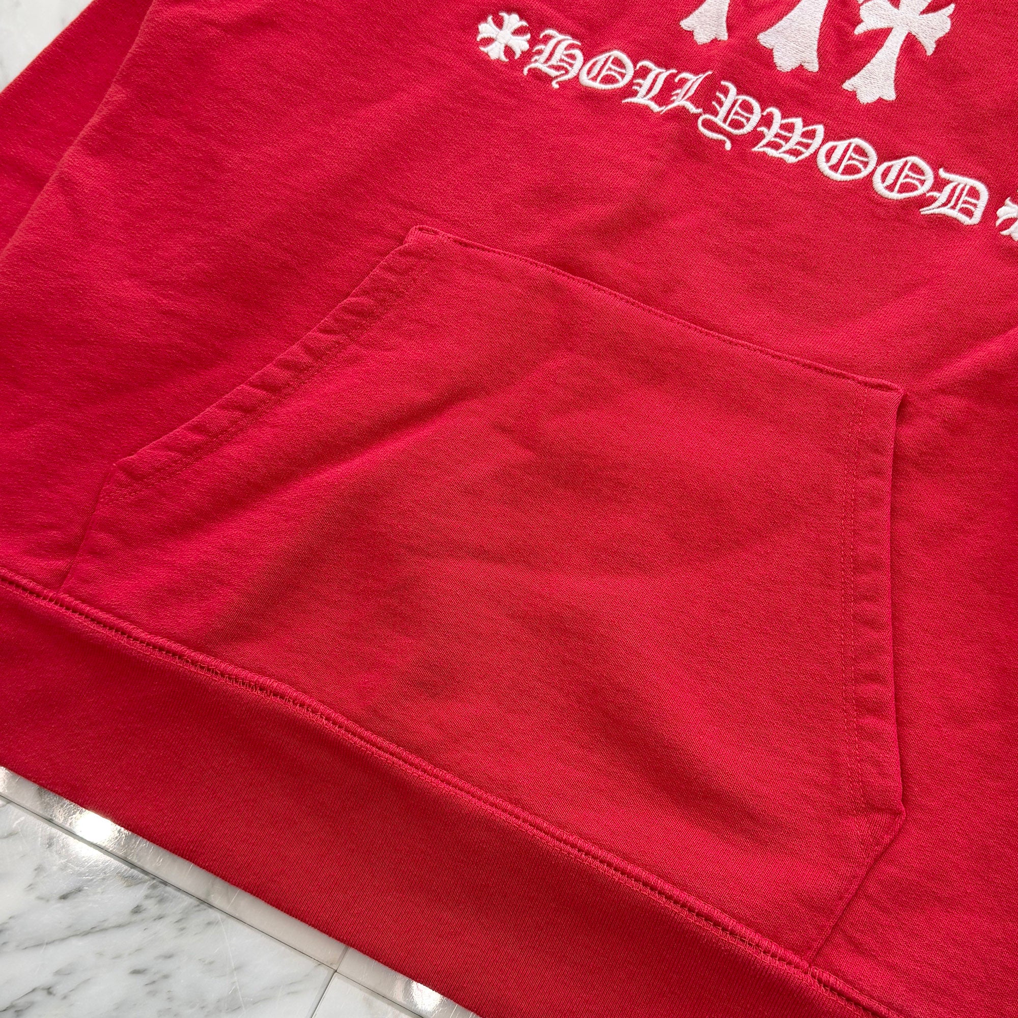 CHROME HEARTS King Taco 3 Cemetery Cross Embroidery Pullover Hoodie Size L クロムハーツ キングタコ 3セメタリークロス刺繍 プルオーバーフーディ サイズL