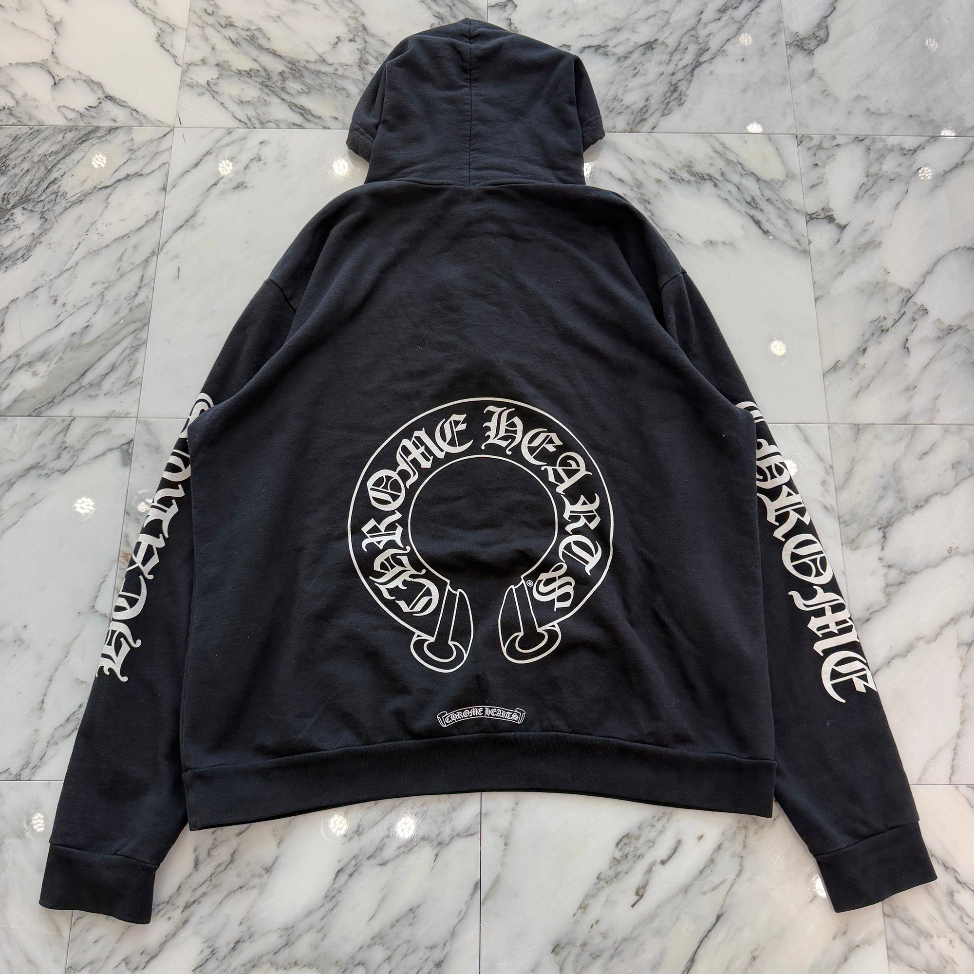 CHROME HEARTS × MATTY BOY Chomper Horseshoe Pullover Hoodie Size L クロムハーツ × マッティボーイ チョンパー ホースシュー プルオーバーフーディ サイズL