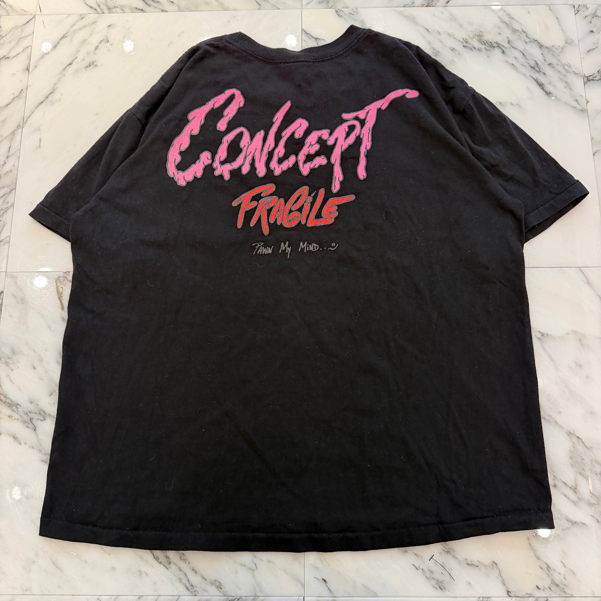 MATTY BOY 2025AW ATLANTA Limited ANTI PROMO "CONCEPT FRAGILE" Tee Size L マッティボーイ アトランタ限定 アンチプロモ "コンセプトフラジール" Tシャツ サイズL