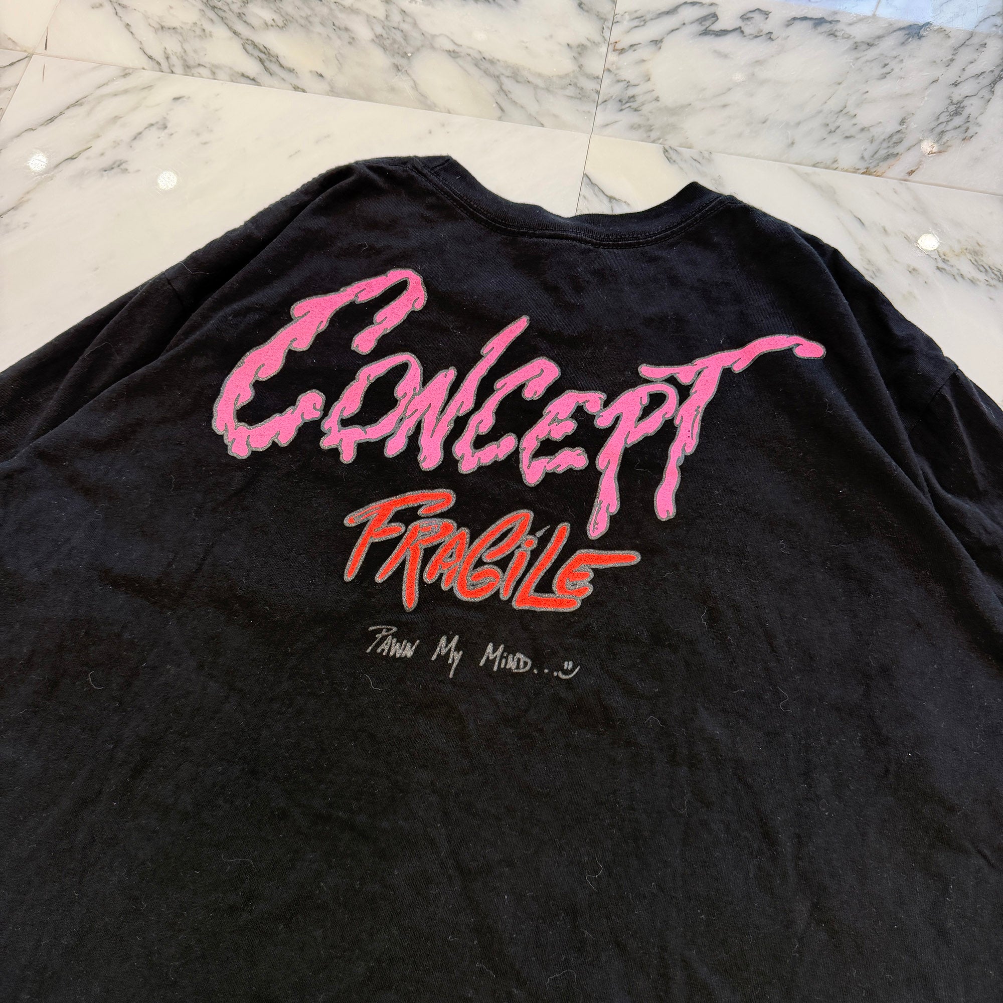 MATTY BOY 2025AW ATLANTA Limited ANTI PROMO "CONCEPT FRAGILE" Tee Size L マッティボーイ アトランタ限定 アンチプロモ "コンセプトフラジール" Tシャツ サイズL