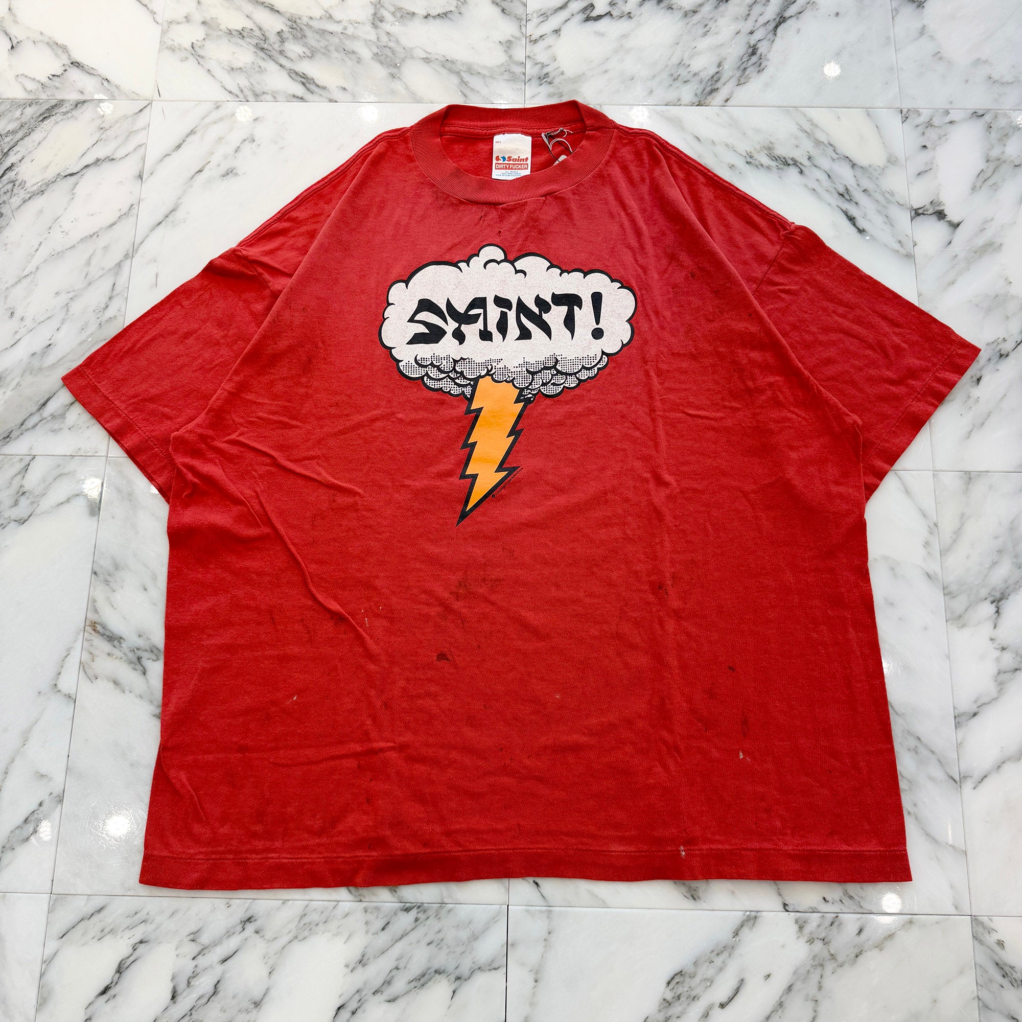 SAINT Mxxxxxx 2026SS "SAINT!" S/S Tee SM-MK8-0000-024 Size XXL セントマイケル "セイント!" Tシャツ サイズXXL