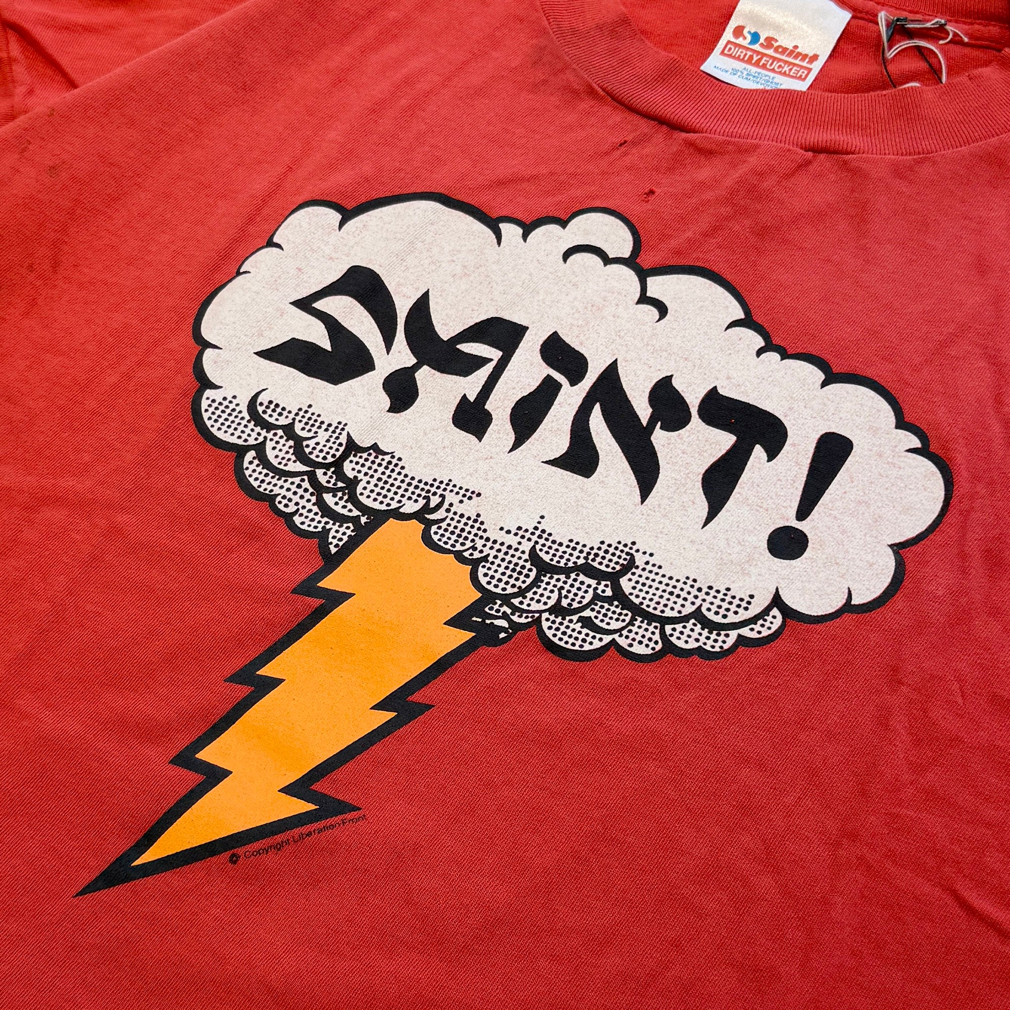 SAINT Mxxxxxx 2026SS "SAINT!" S/S Tee SM-MK8-0000-024 Size XXL セントマイケル "セイント!" Tシャツ サイズXXL