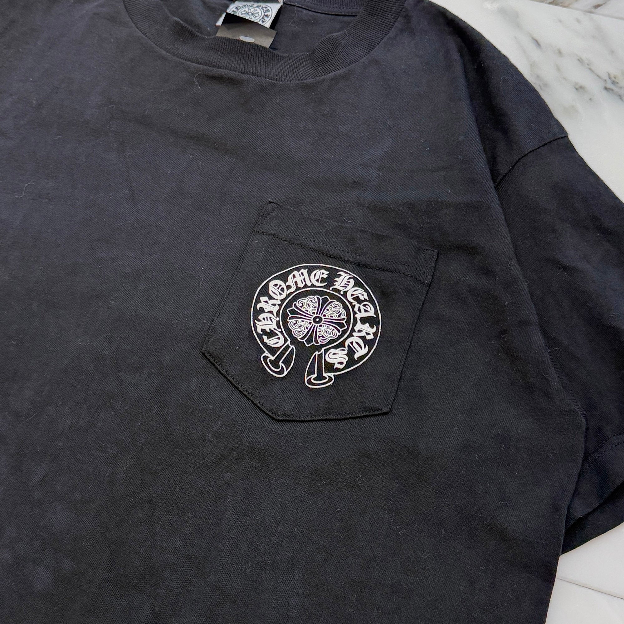 CHROME HEARTS Back Cemetery Cross Print Tee Size L クロムハーツ バックセメタリークロスプリント Tシャツ サイズL