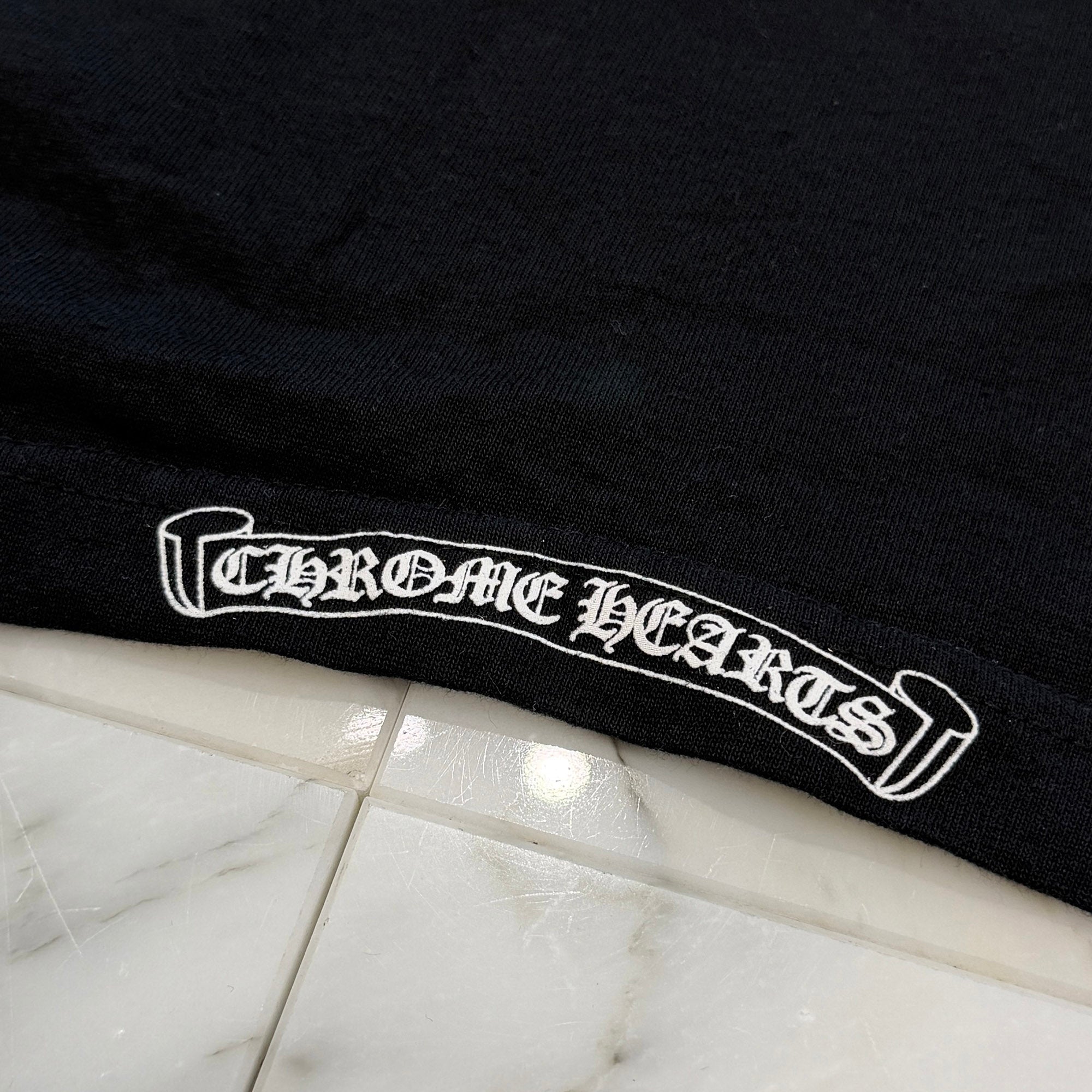 CHROME HEARTS Back Cemetery Cross Print Tee Size L クロムハーツ バックセメタリークロスプリント Tシャツ サイズL