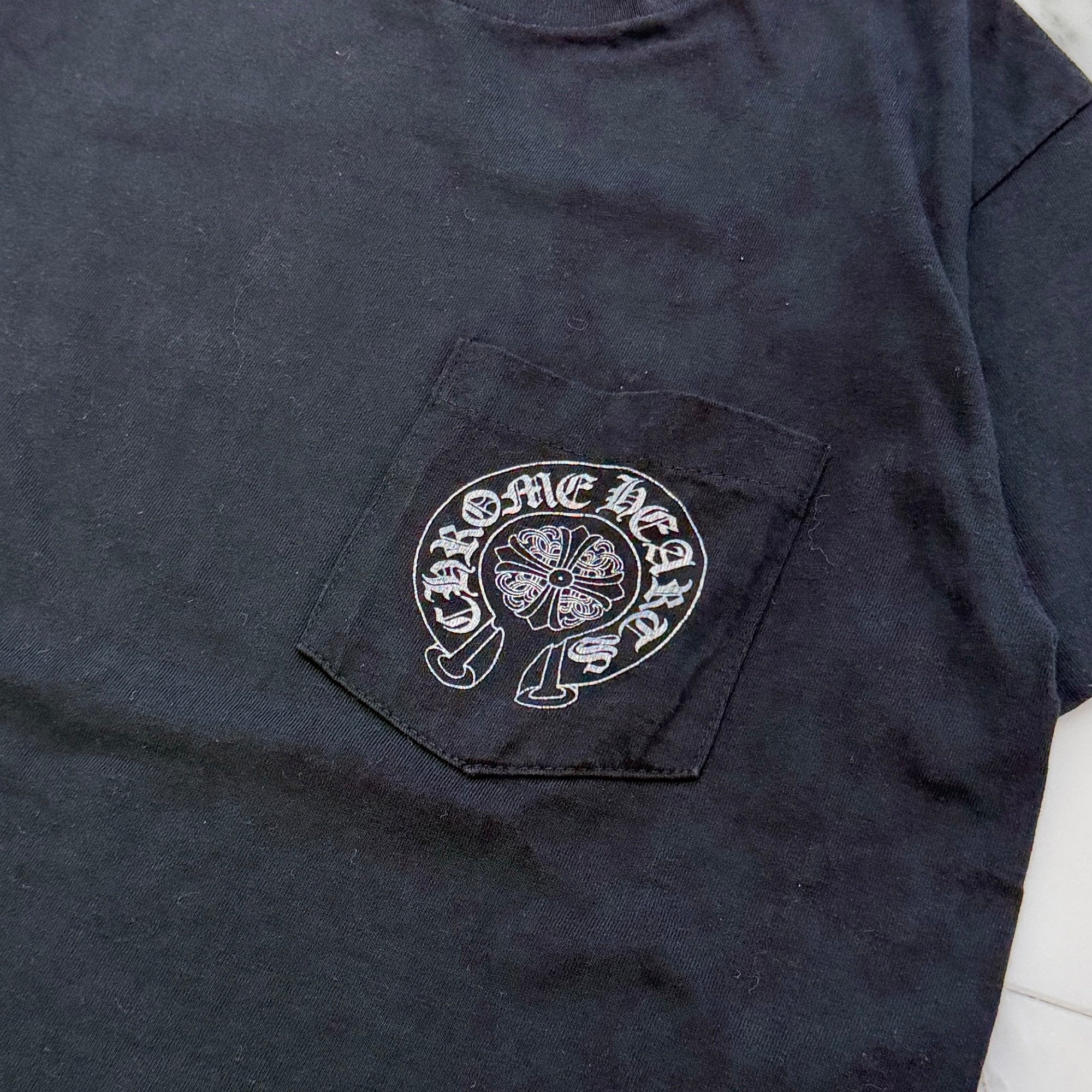 CHROME HEARTS Back Cemetery Cross Print Tee Size M クロムハーツ バックセメタリークロスプリント Tシャツ サイズM