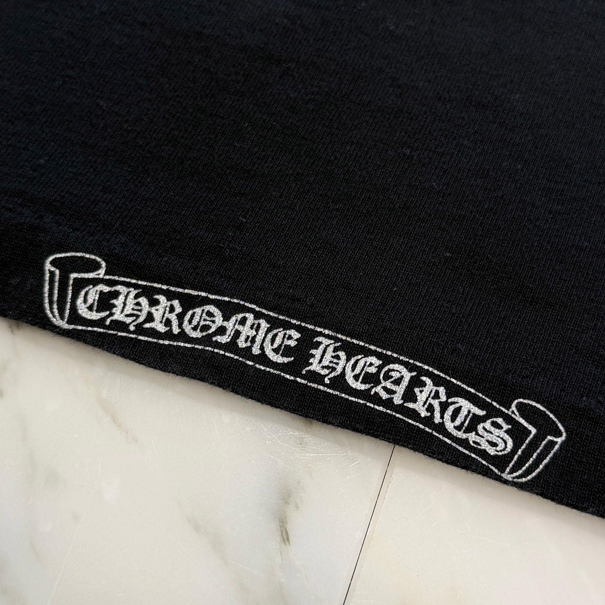 CHROME HEARTS Back Cemetery Cross Print Tee Size M クロムハーツ バックセメタリークロスプリント Tシャツ サイズM