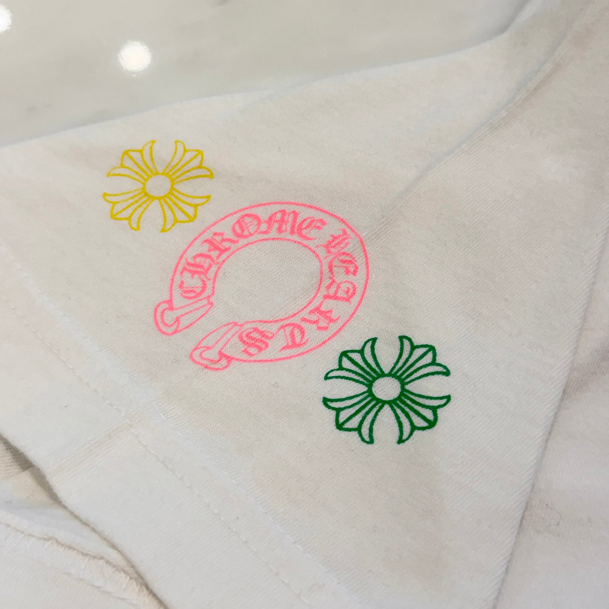 CHROME HEARTS 2021SS MLTCOL CEM CRS Tee Size M クロムハーツ マルチカラー セメタリークロス Tシャツ サイズM