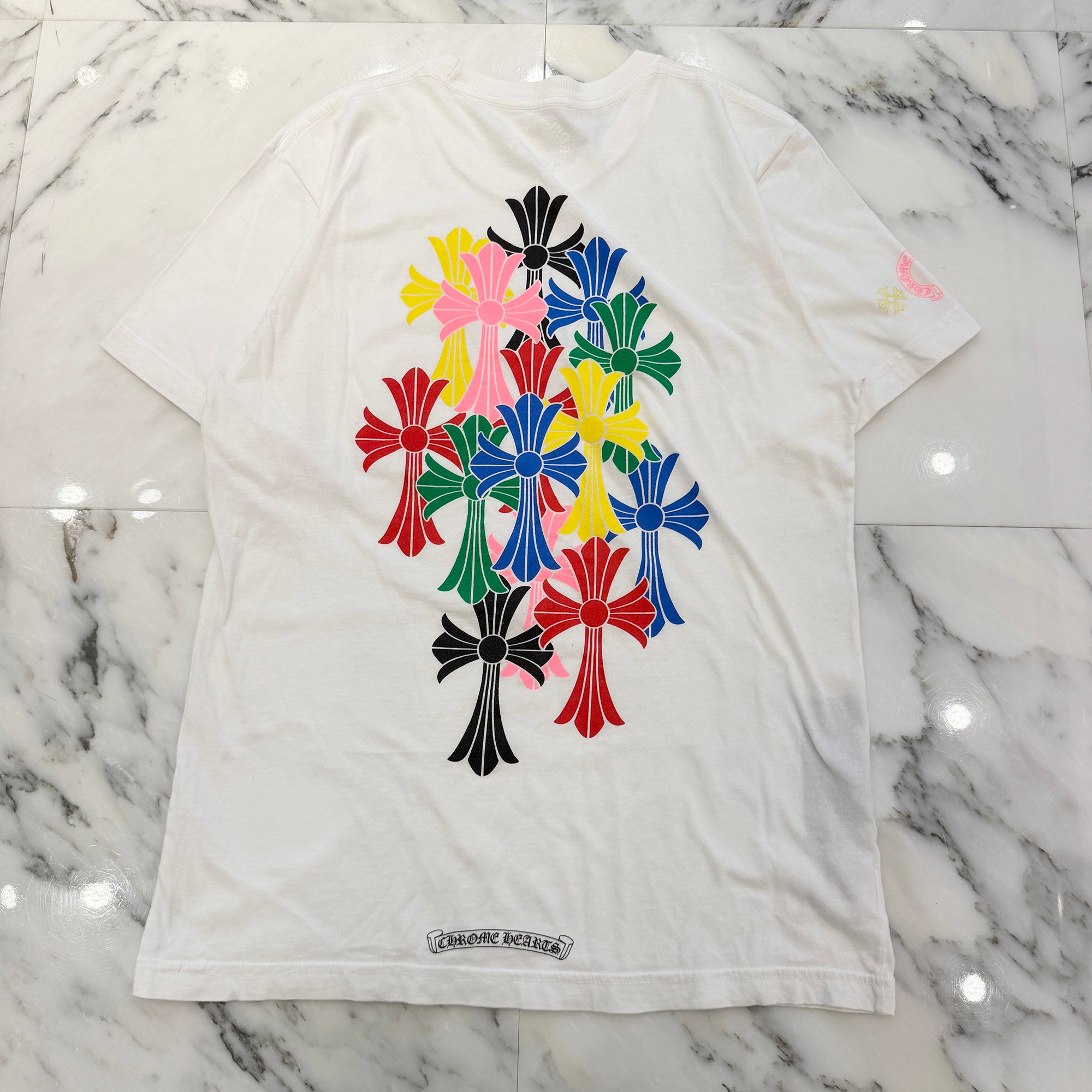CHROME HEARTS 2021SS MLTCOL CEM CRS Tee Size M クロムハーツ マルチカラー セメタリークロス Tシャツ サイズM