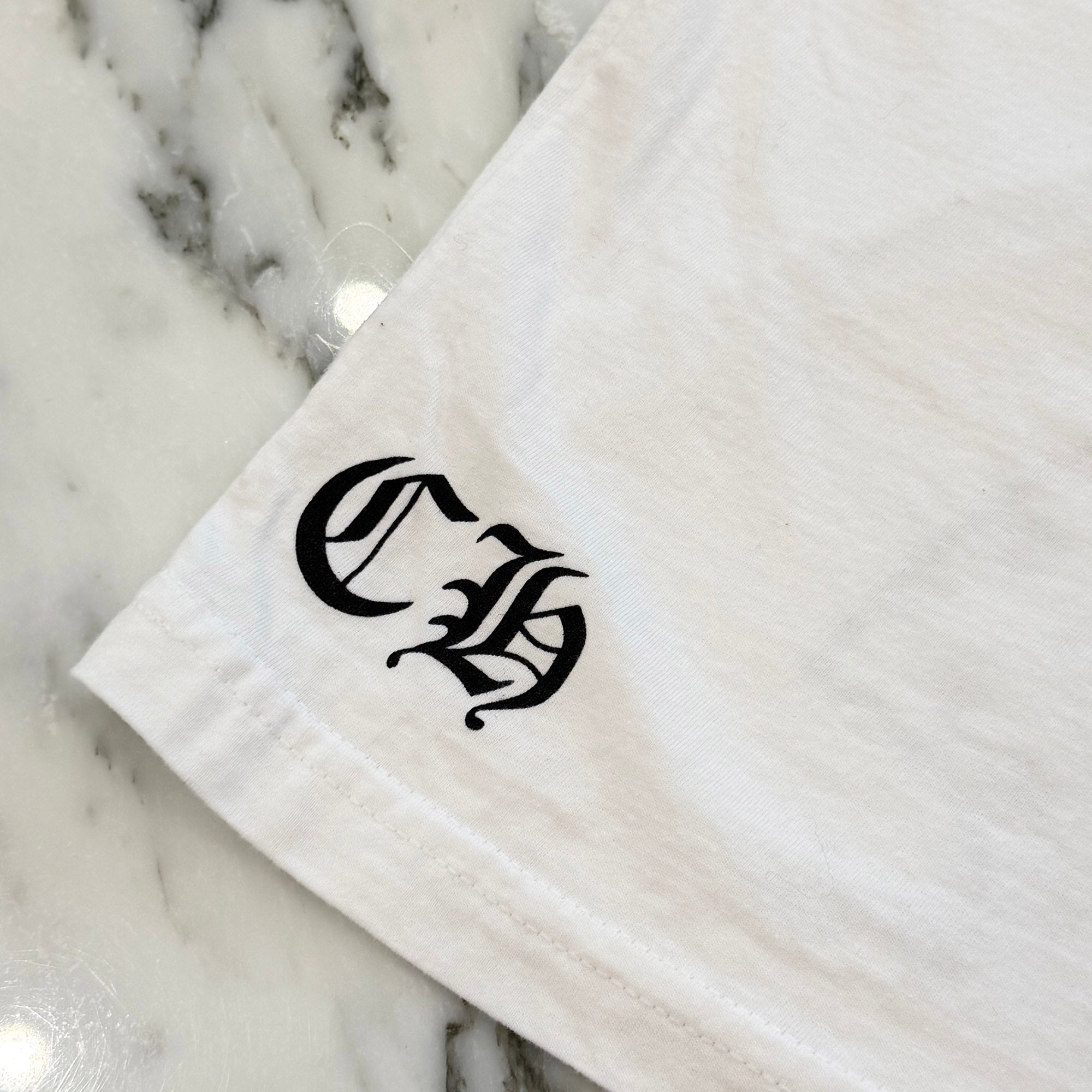 CHROME HEARTS Back Multi Logo Flare Knee Tee Size M クロムハーツ バッグマルチロゴ フレアニーTシャツ サイズM