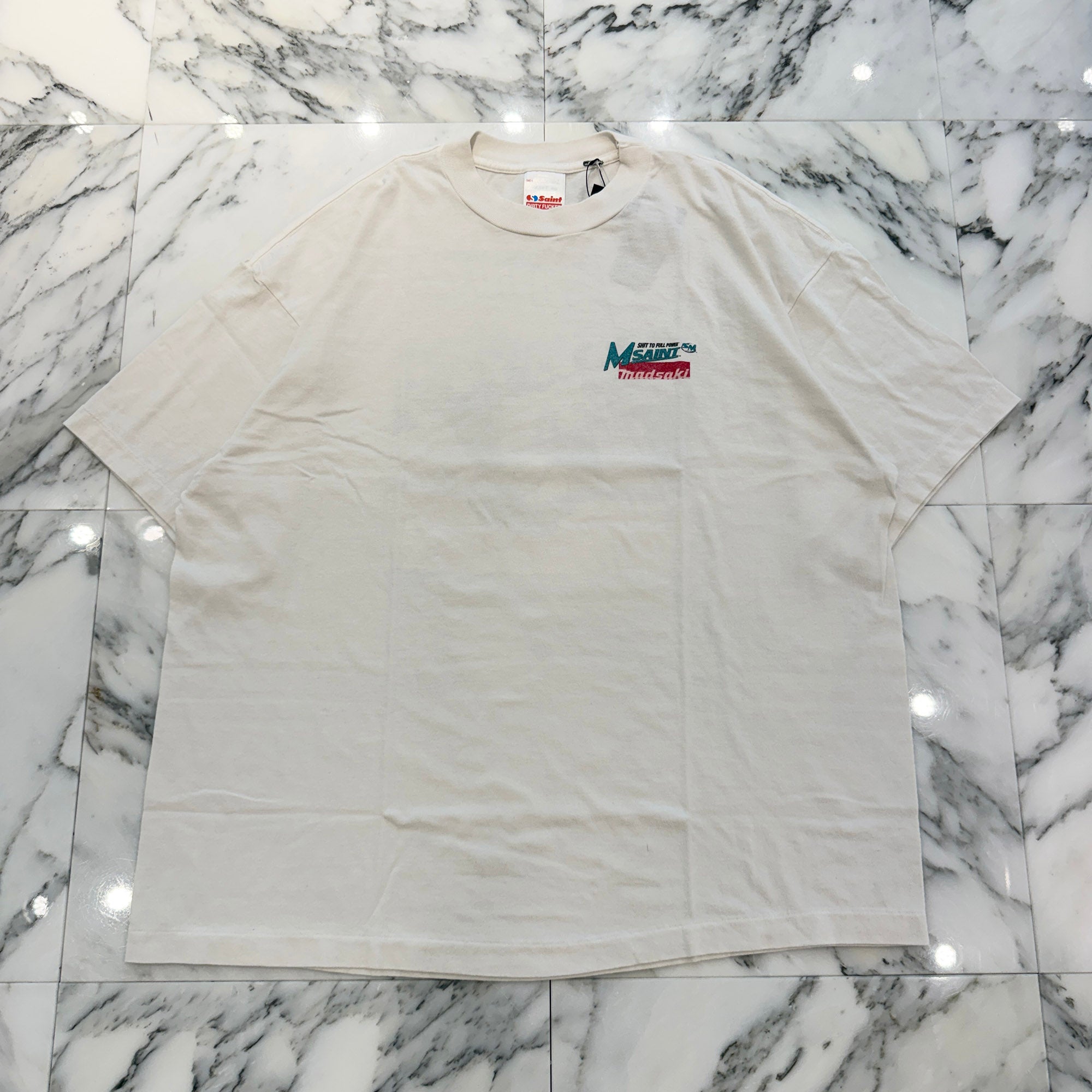 SAINT Mxxxxxx × MADSAKI 2026AW "SAINT MADSAKI" S/S Tee SM-MK1-0000-C74 Size XXL セントマイケル×マッドサキ "セイント マッドサキ" Tシャツ サイズXXL