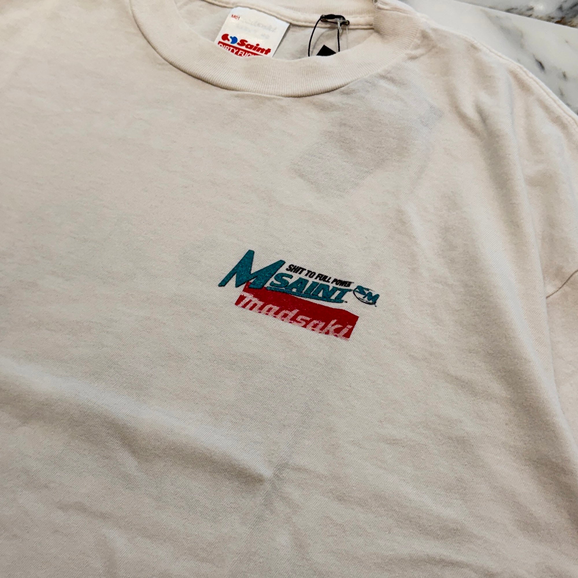 SAINT Mxxxxxx × MADSAKI 2026AW "SAINT MADSAKI" S/S Tee SM-MK1-0000-C74 Size XXL セントマイケル×マッドサキ "セイント マッドサキ" Tシャツ サイズXXL