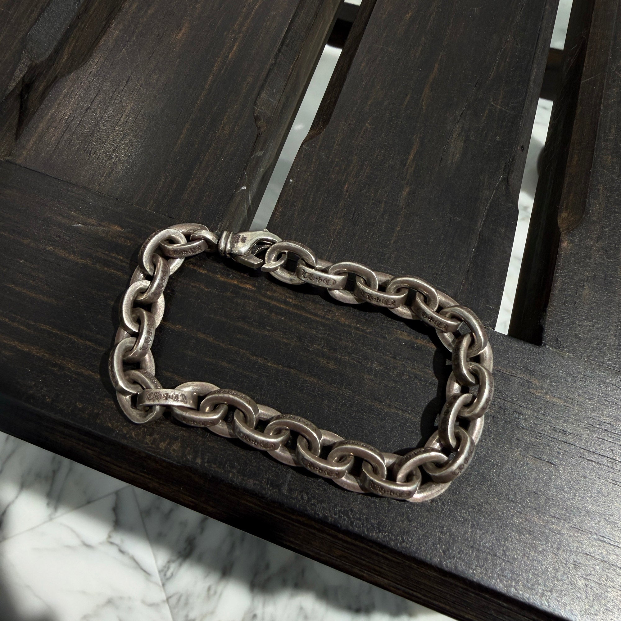 CHROME HEARTS Large Paper Chain Bracelet Size 7 Inch クロムハーツ ラージペーパーチェーン ブレスレット サイズ7インチ