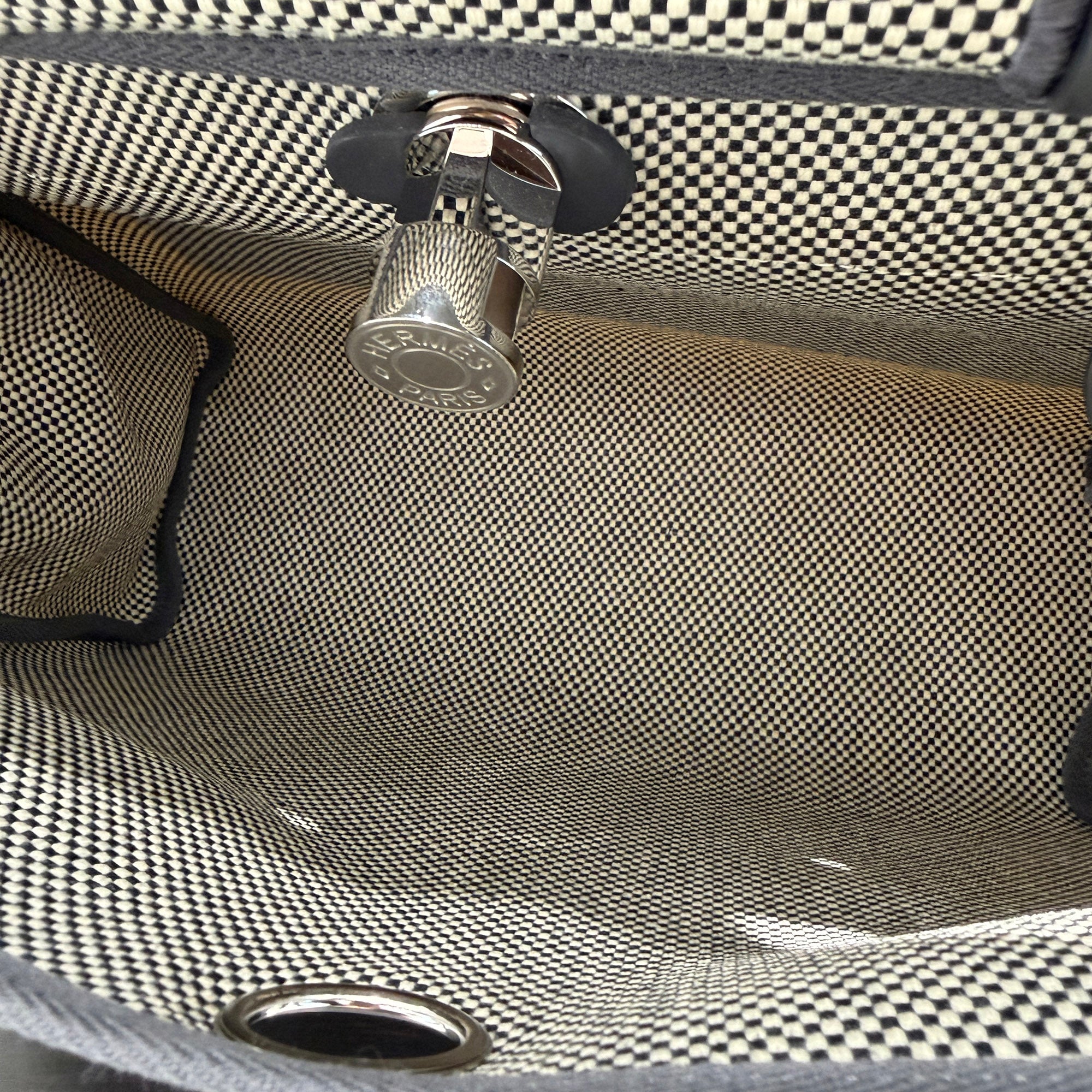 HERMES Herbag Zip 31 Hand Bag "Ecru/Ardoise" G刻印 エルメス エールバッグ・ジップ 31 "エクリュ/アルドワーズ" G刻印