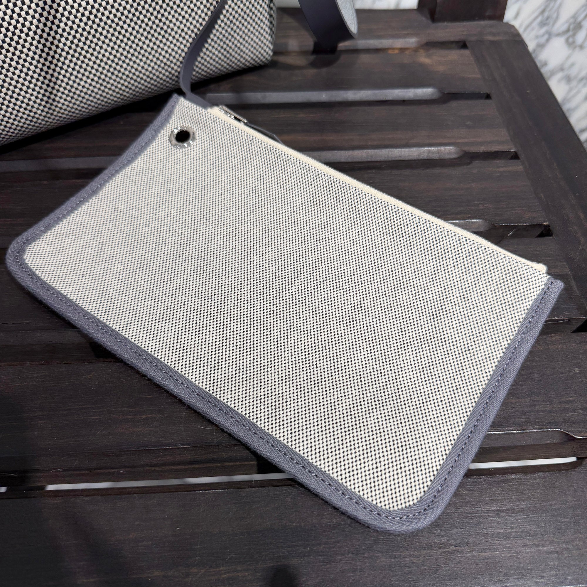 HERMES Herbag Zip 31 Hand Bag "Ecru/Ardoise" G刻印 エルメス エールバッグ・ジップ 31 "エクリュ/アルドワーズ" G刻印