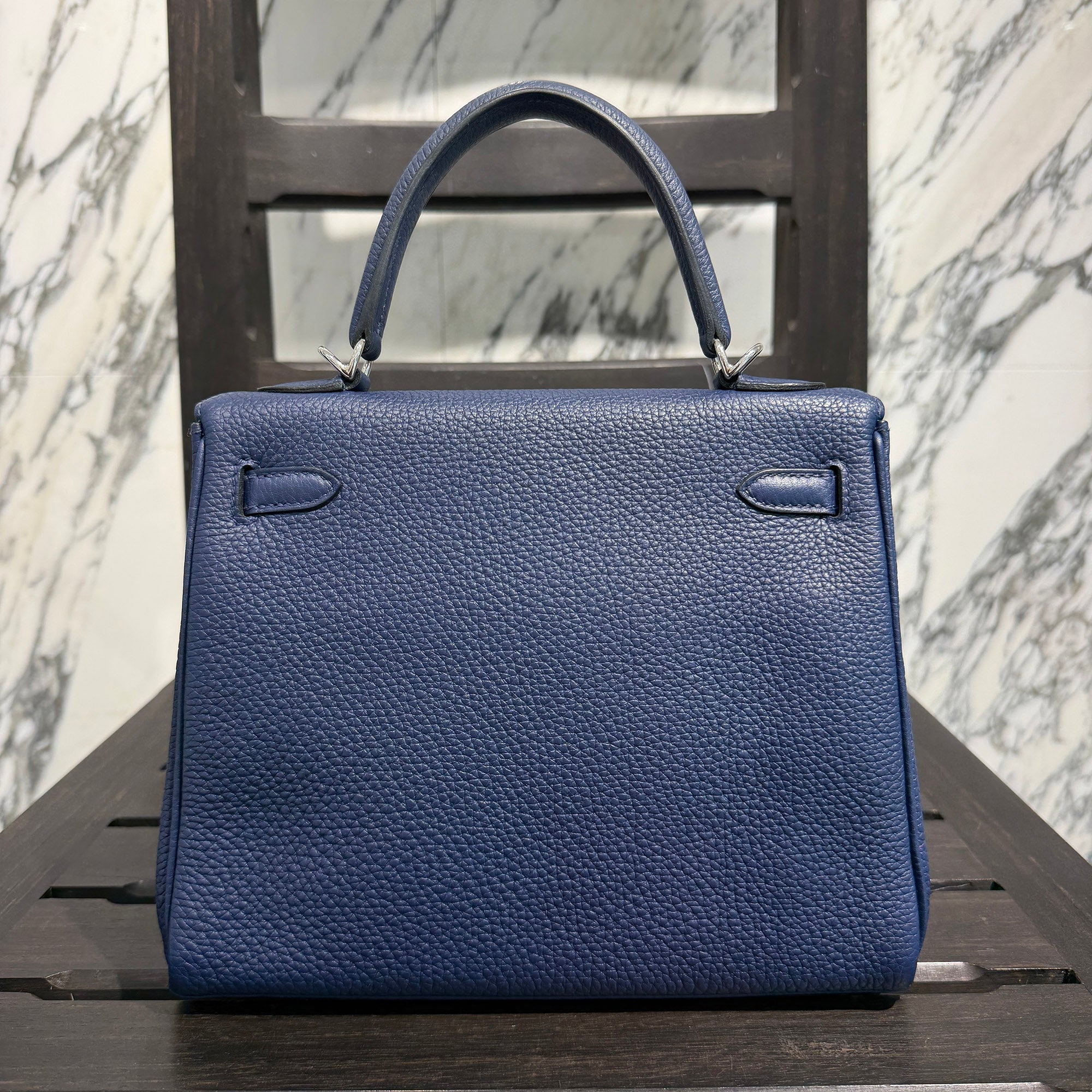 HERMES KELLY 25 Hand Bag "Blue Sapphire" Z刻印 エルメス ケリー25 ハンドバッグ "ブルー・サフィール" Z刻印
