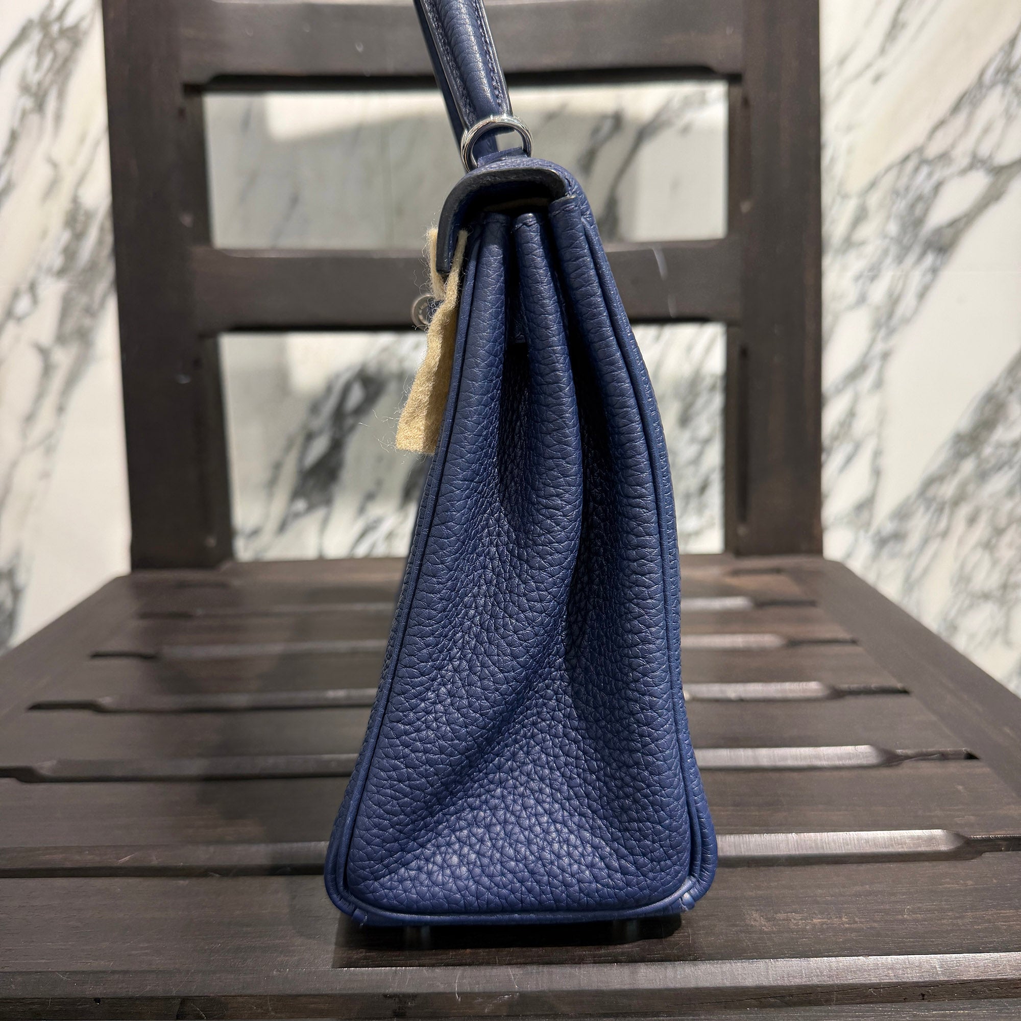 HERMES KELLY 25 Hand Bag "Blue Sapphire" Z刻印 エルメス ケリー25 ハンドバッグ "ブルー・サフィール" Z刻印