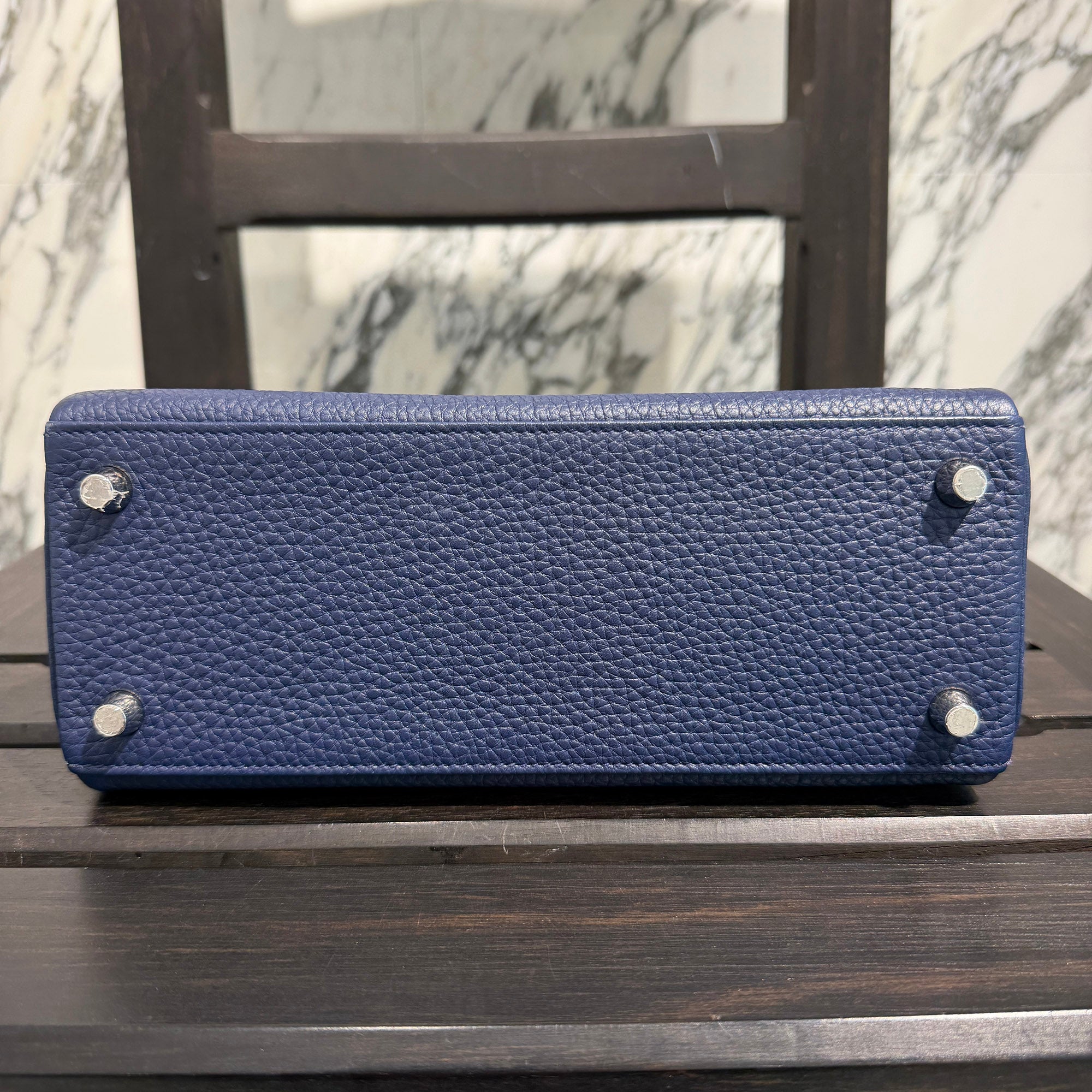 HERMES KELLY 25 Hand Bag "Blue Sapphire" Z刻印 エルメス ケリー25 ハンドバッグ "ブルー・サフィール" Z刻印